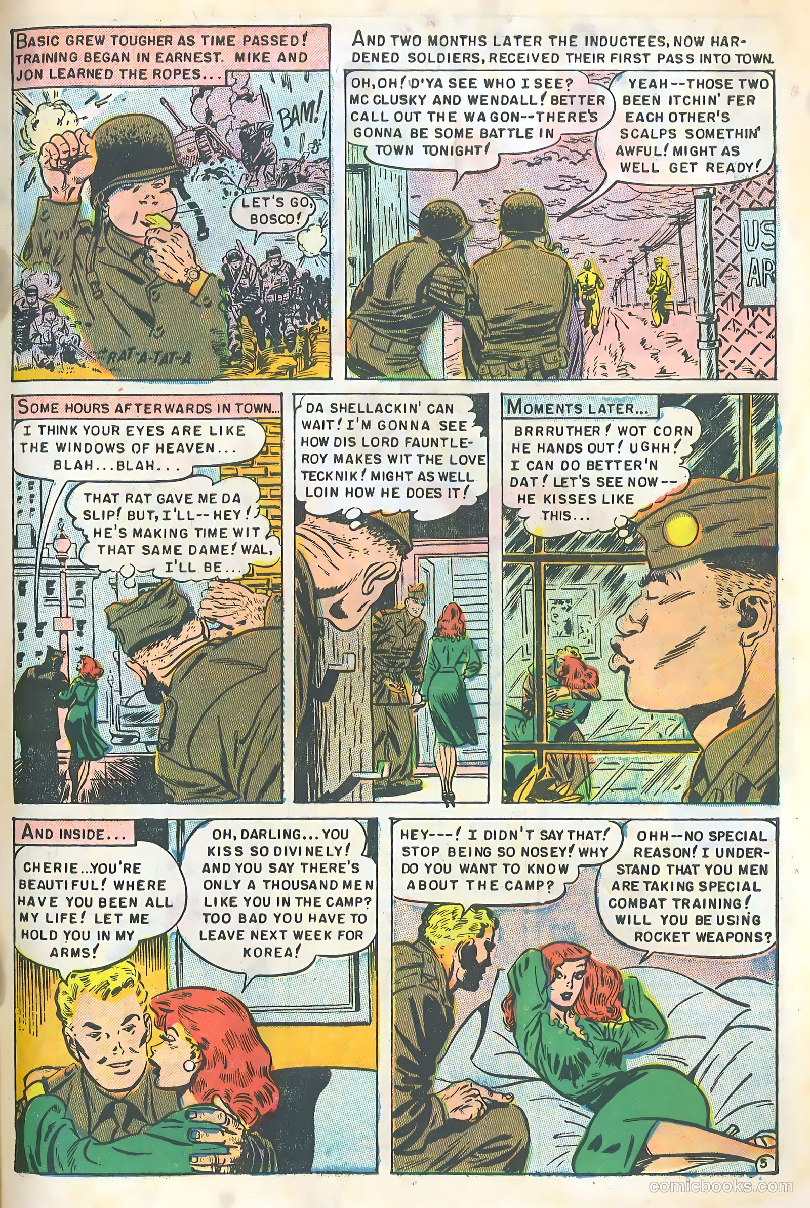 Buddies in the U.S. Army #1 (1952) — page 7 of 36