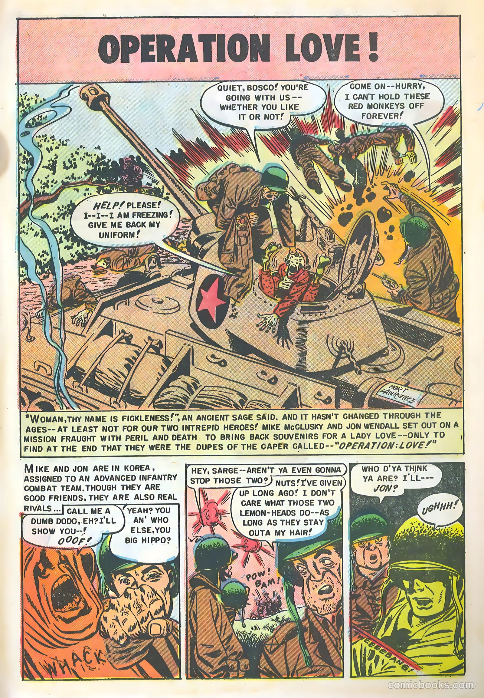 Buddies in the U.S. Army #1 (1952) — page 11 of 36