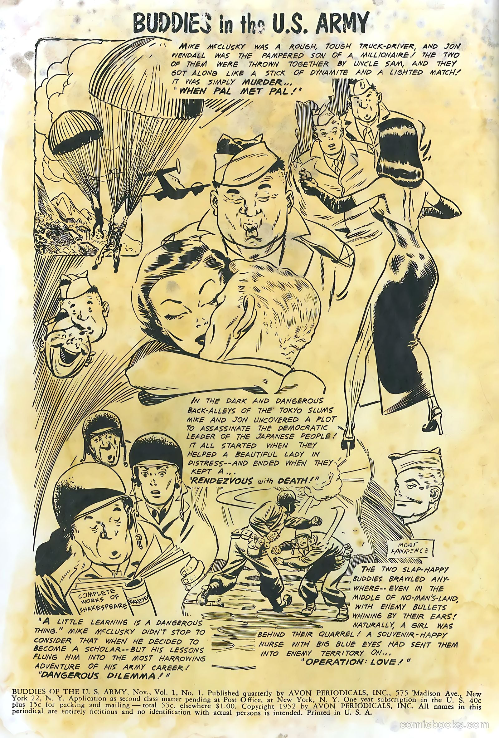 Buddies of the U.S. Army #1 (1952) — page 2 of 36