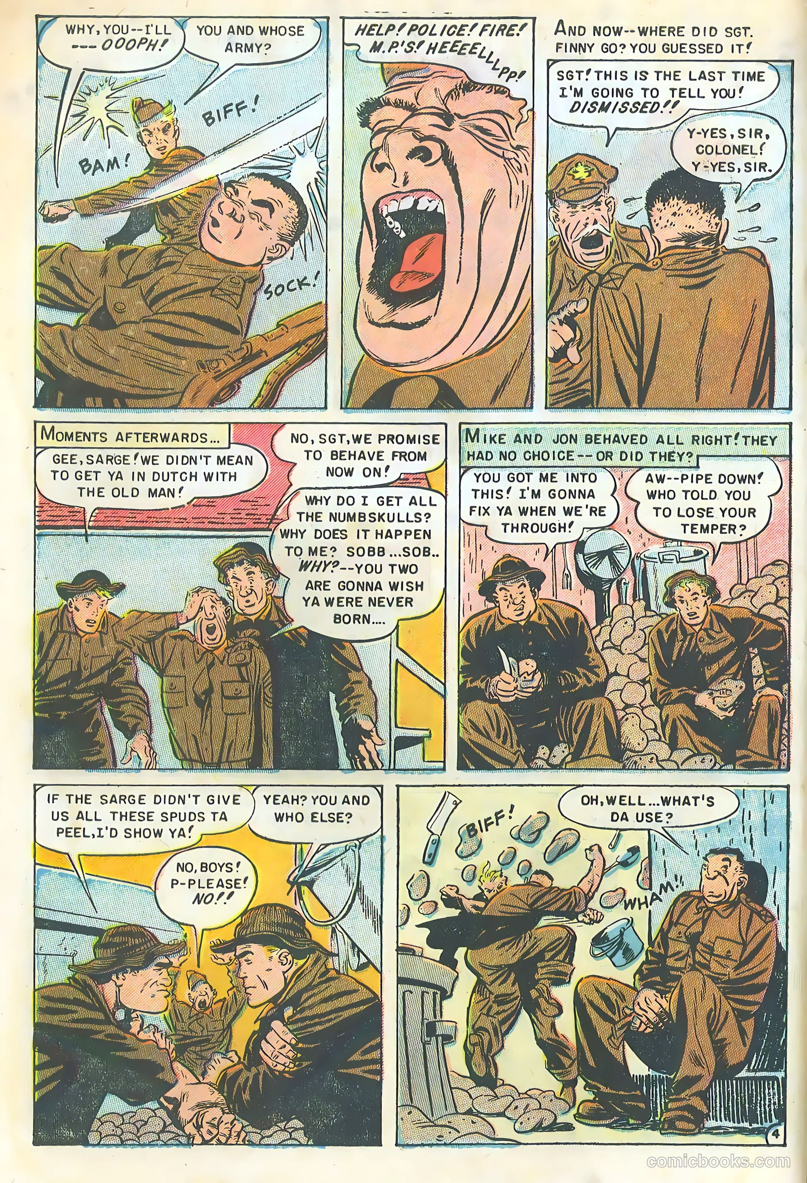 Buddies of the U.S. Army #1 (1952) — page 6 of 36