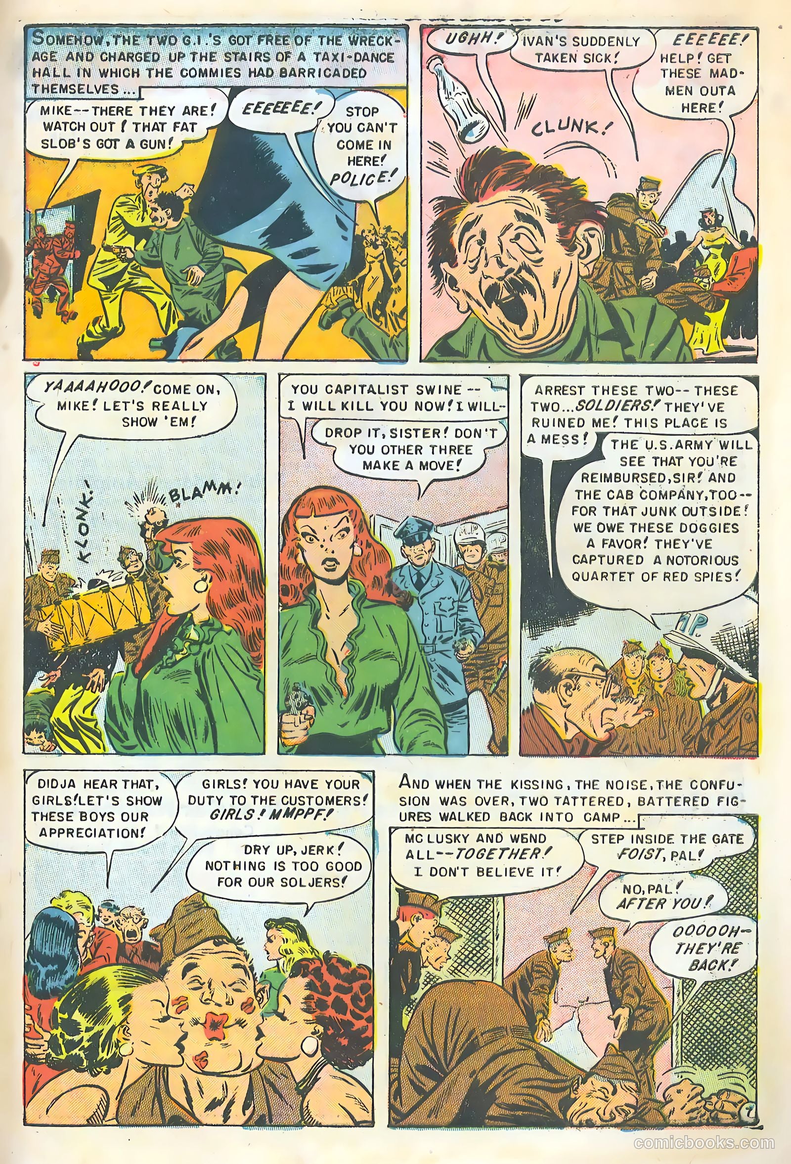 Buddies of the U.S. Army #1 (1952) — page 9 of 36