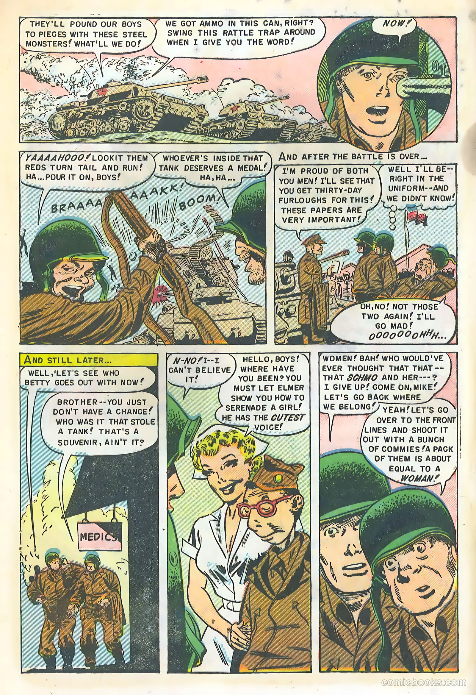 Buddies of the U.S. Army #1 (1952) — page 16 of 36