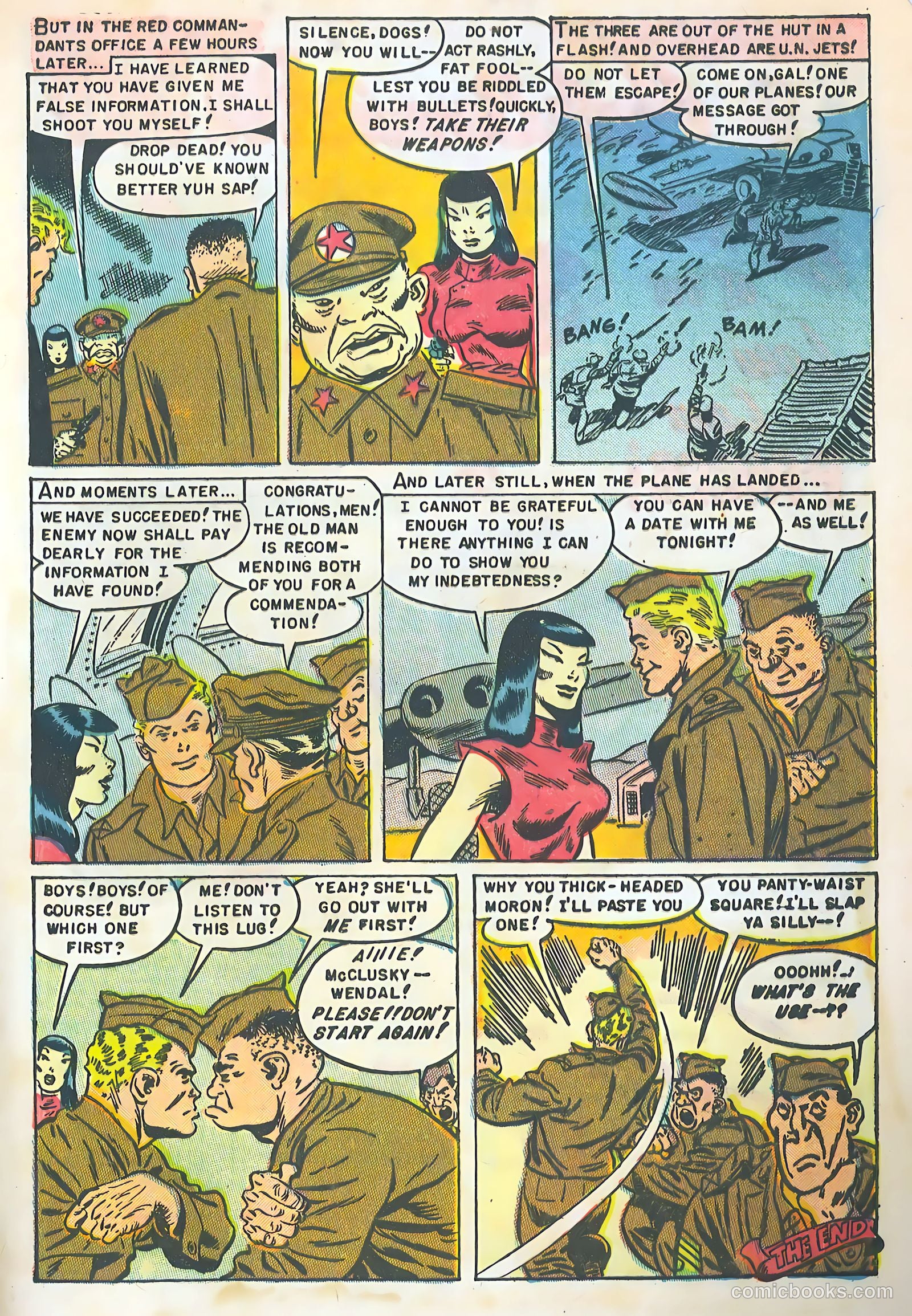 Buddies of the U.S. Army #1 (1952) — page 33 of 36