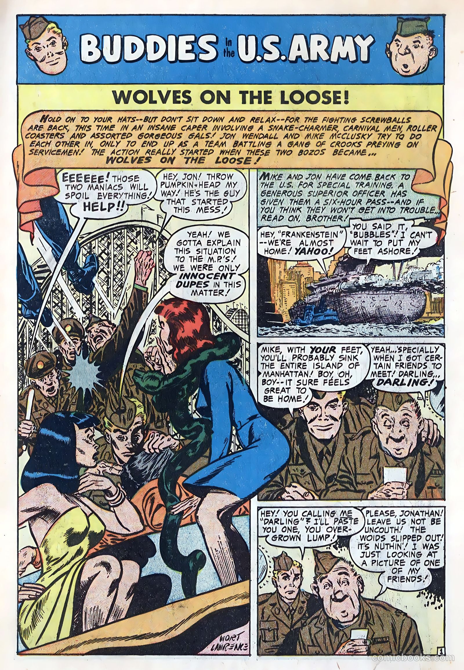 Buddies of the U.S. Army #2 (1953) — page 3 of 35
