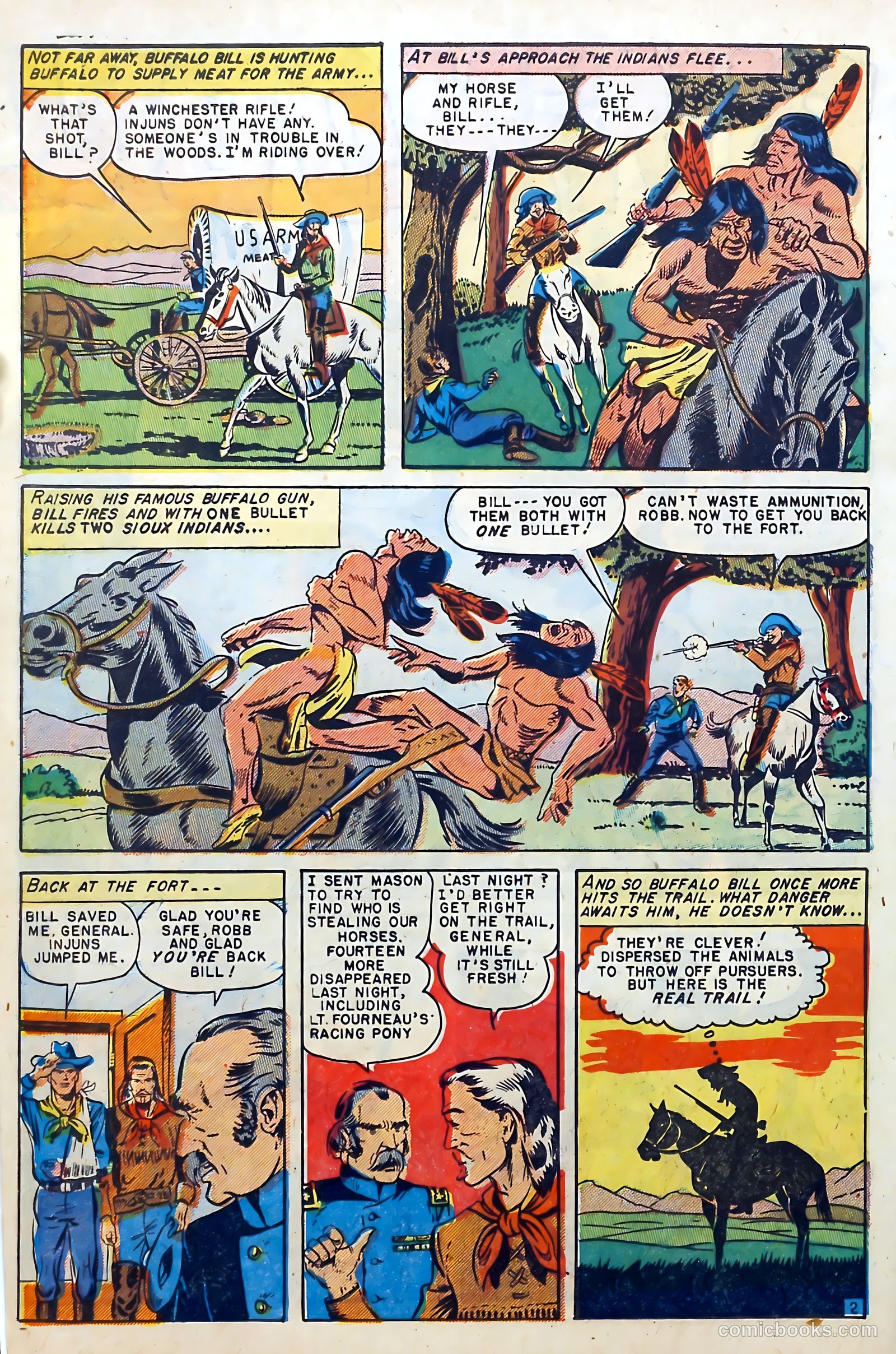 Buffalo Bill #3 (1950) — page 4 of 36