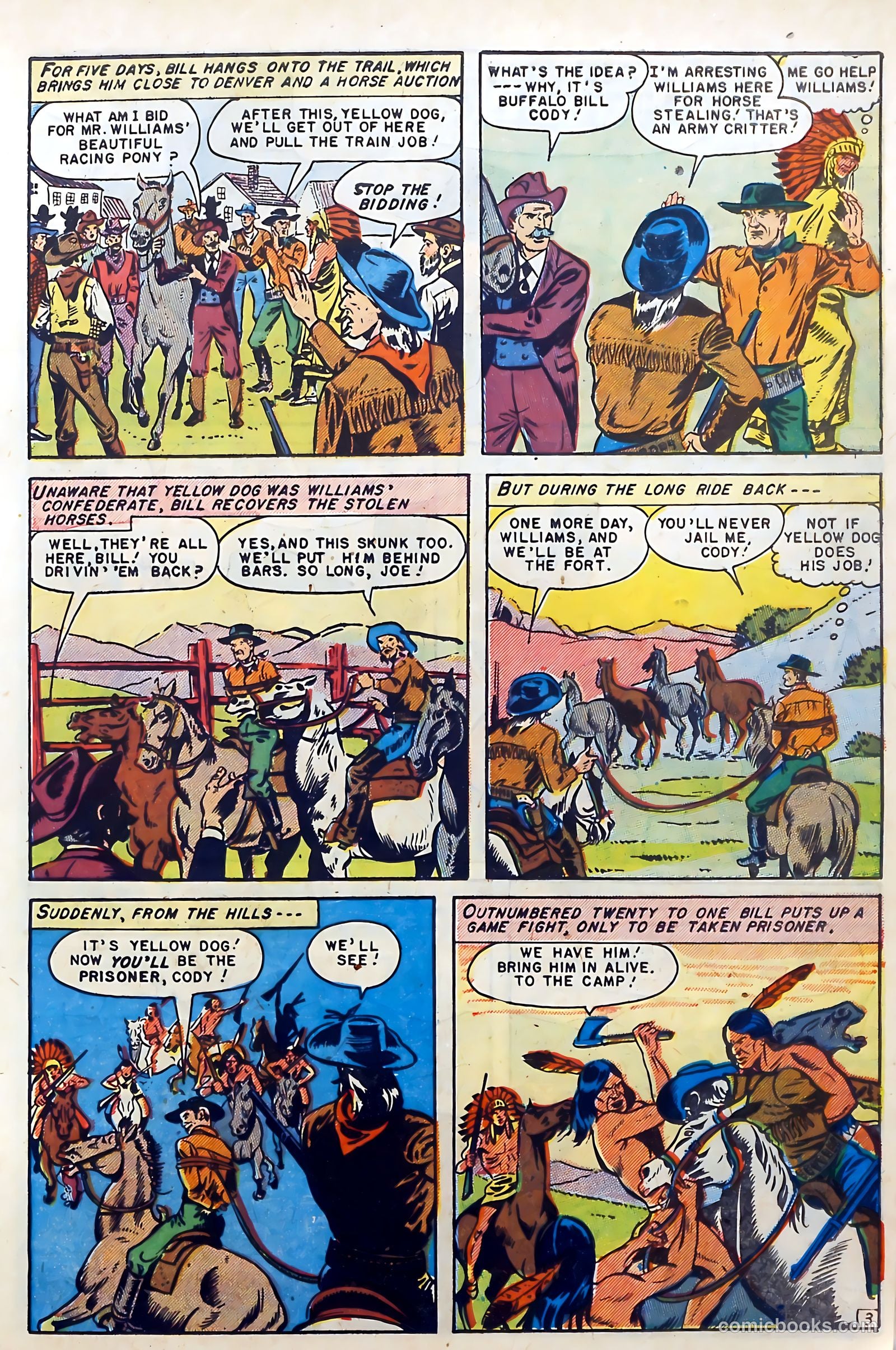 Buffalo Bill #3 (1950) — page 5 of 36
