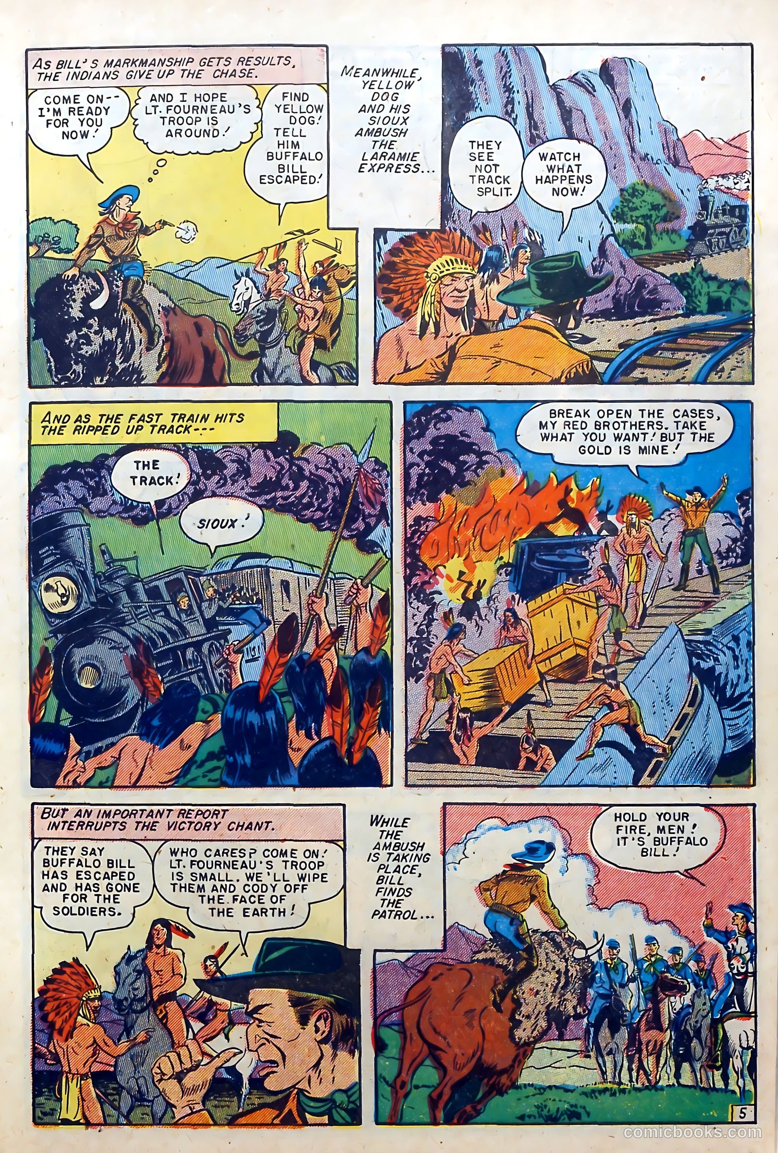 Buffalo Bill #3 (1950) — page 7 of 36