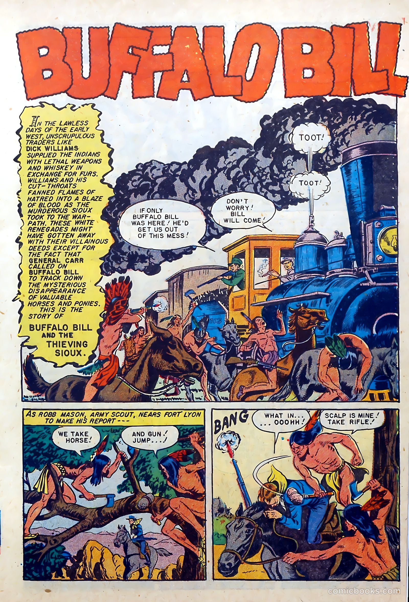 Buffalo Bill #3 (1950) — page 3 of 36