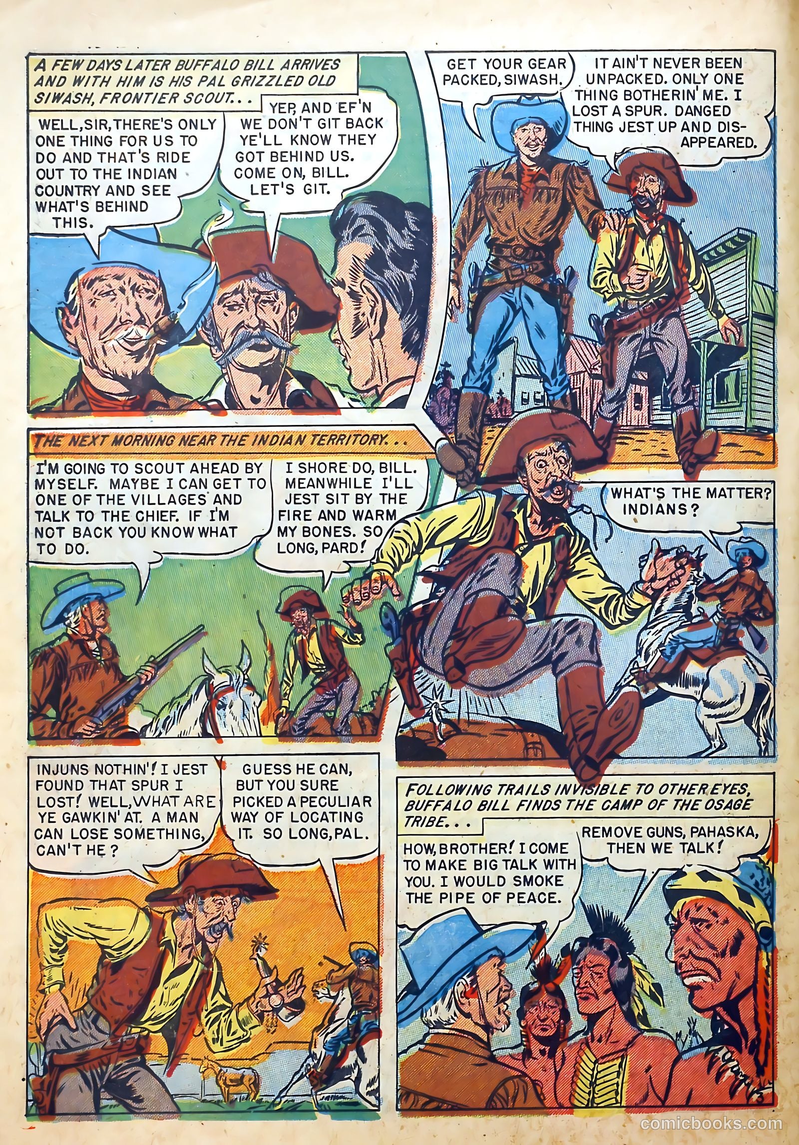 Buffalo Bill #4 (1951) — page 22 of 37