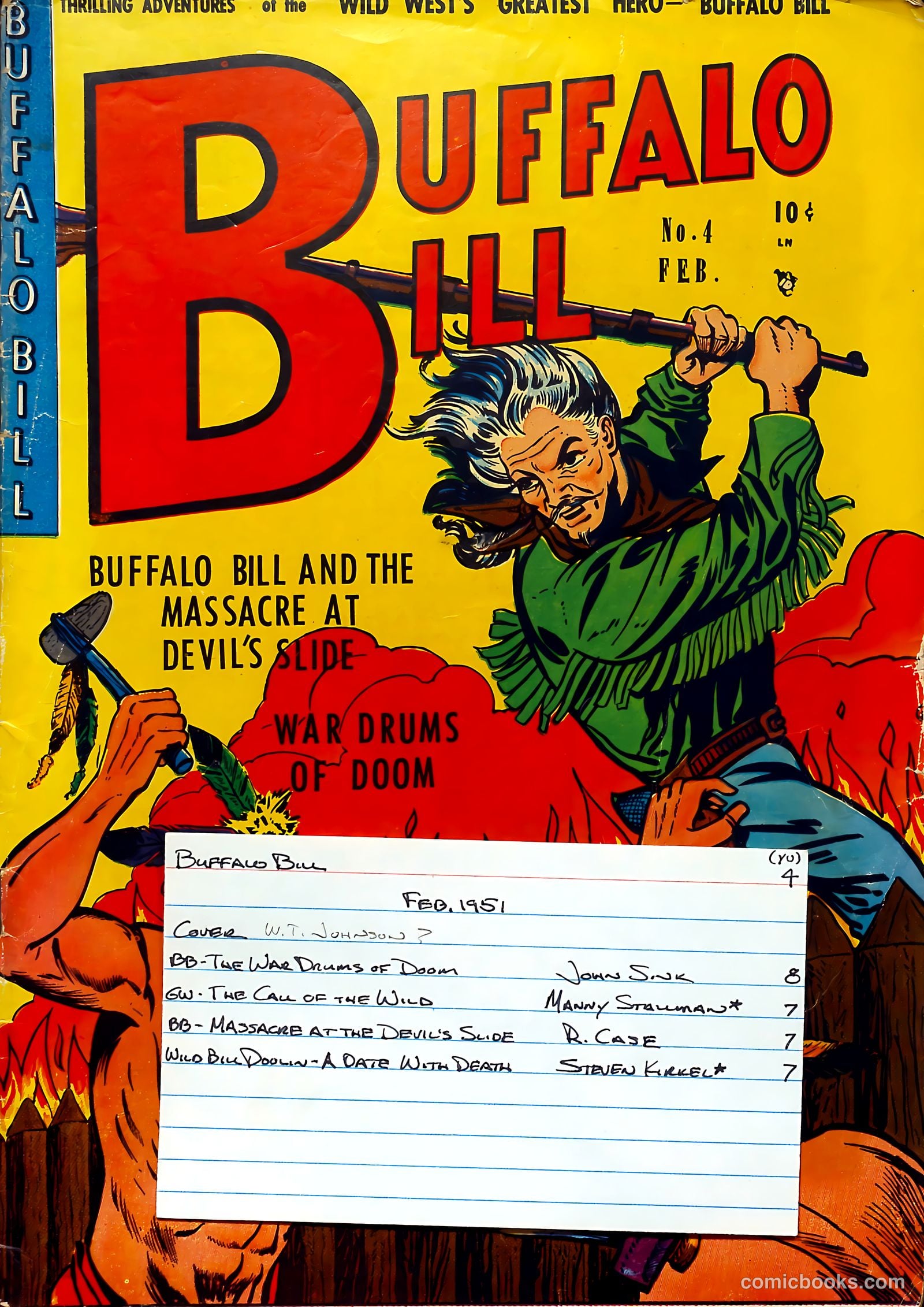 Buffalo Bill #4 (1951) — page 37 of 37