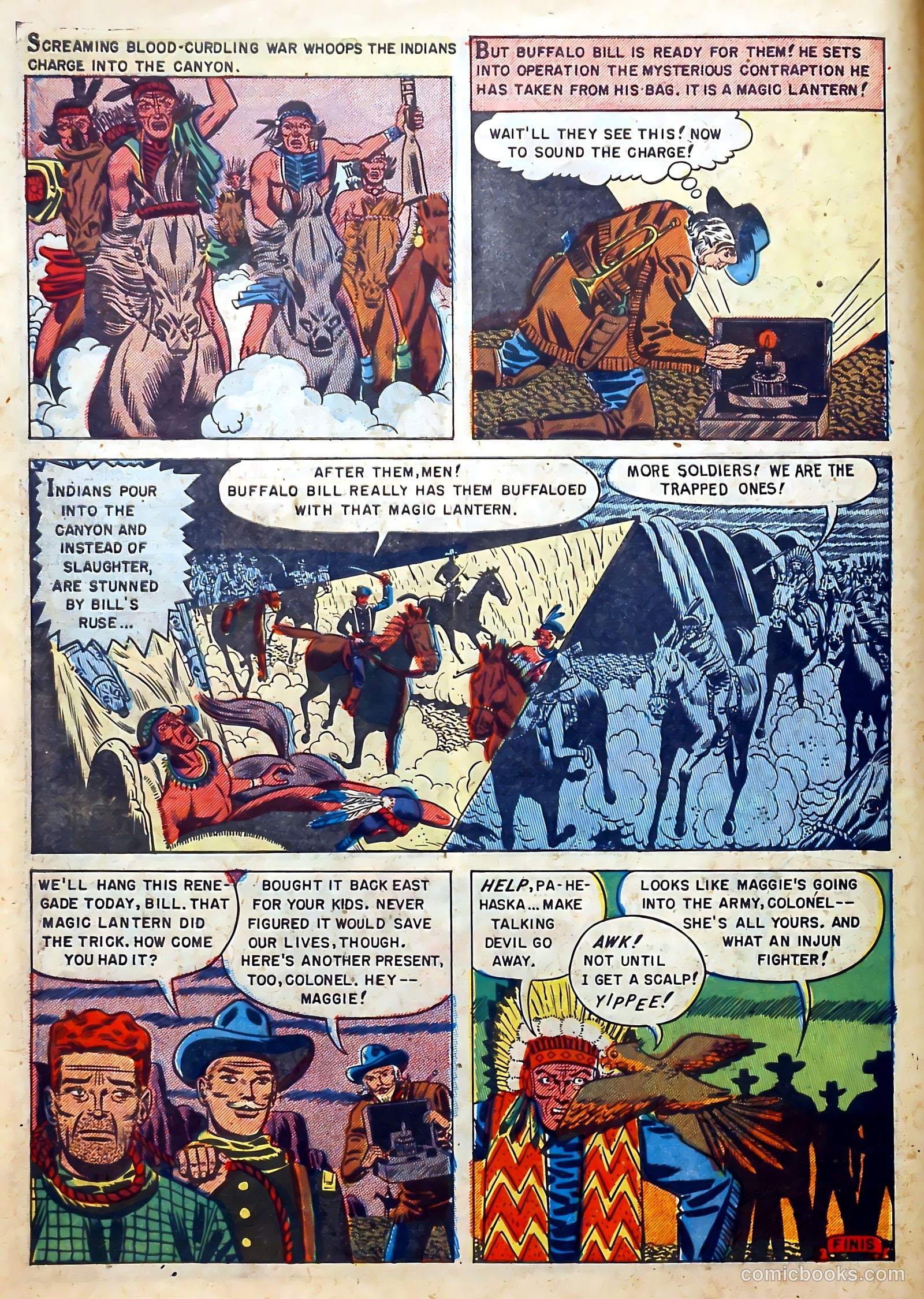 Buffalo Bill #4 (1951) — page 10 of 36