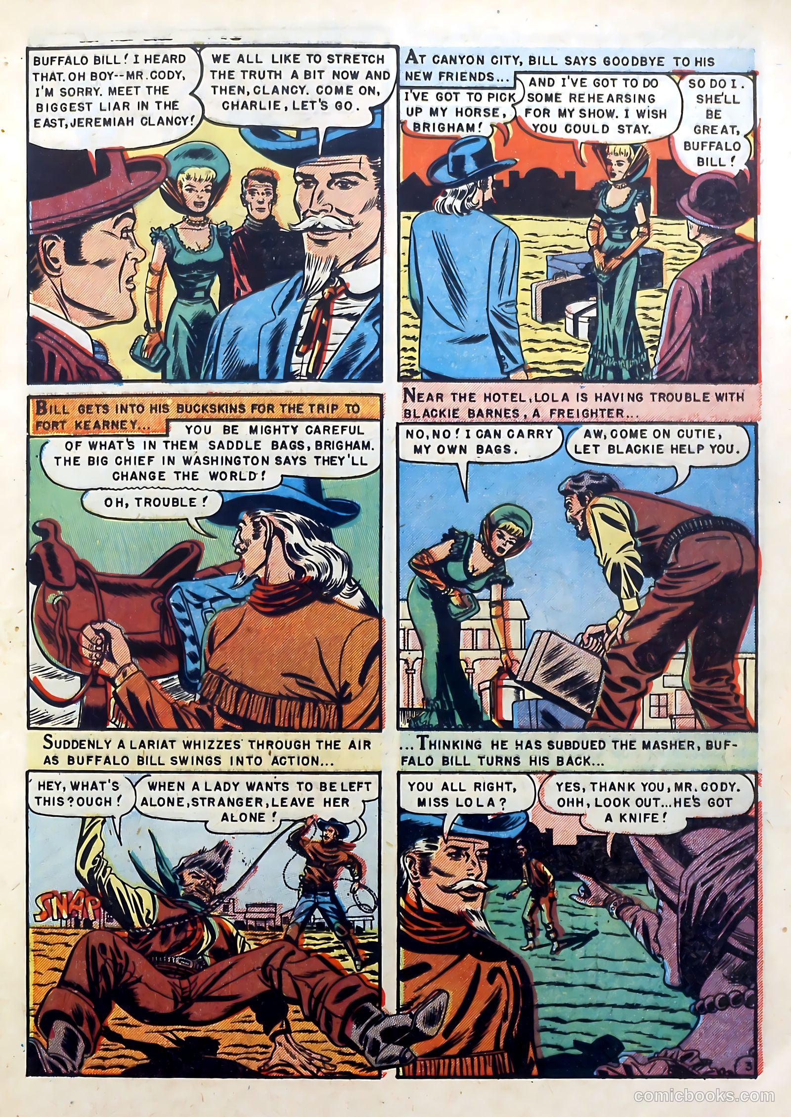 Buffalo Bill #5 (1951) — page 5 of 37