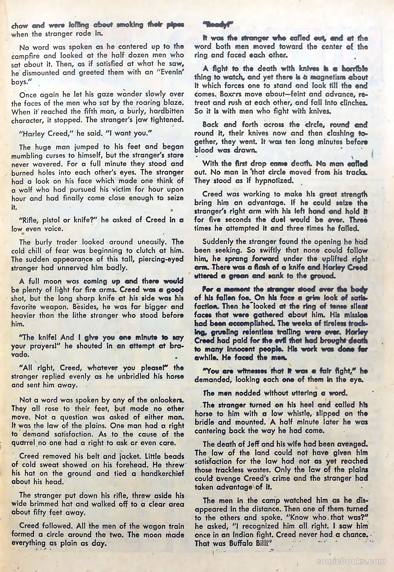 Buffalo Bill #5 (1951) — page 19 of 37