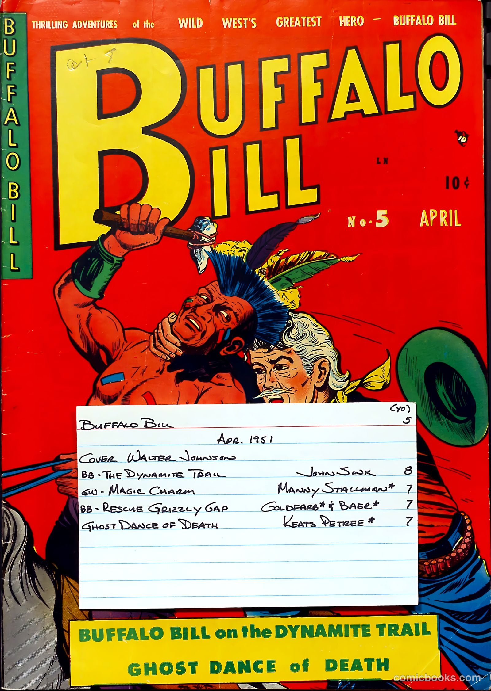 Buffalo Bill #5 (1951) — page 37 of 37