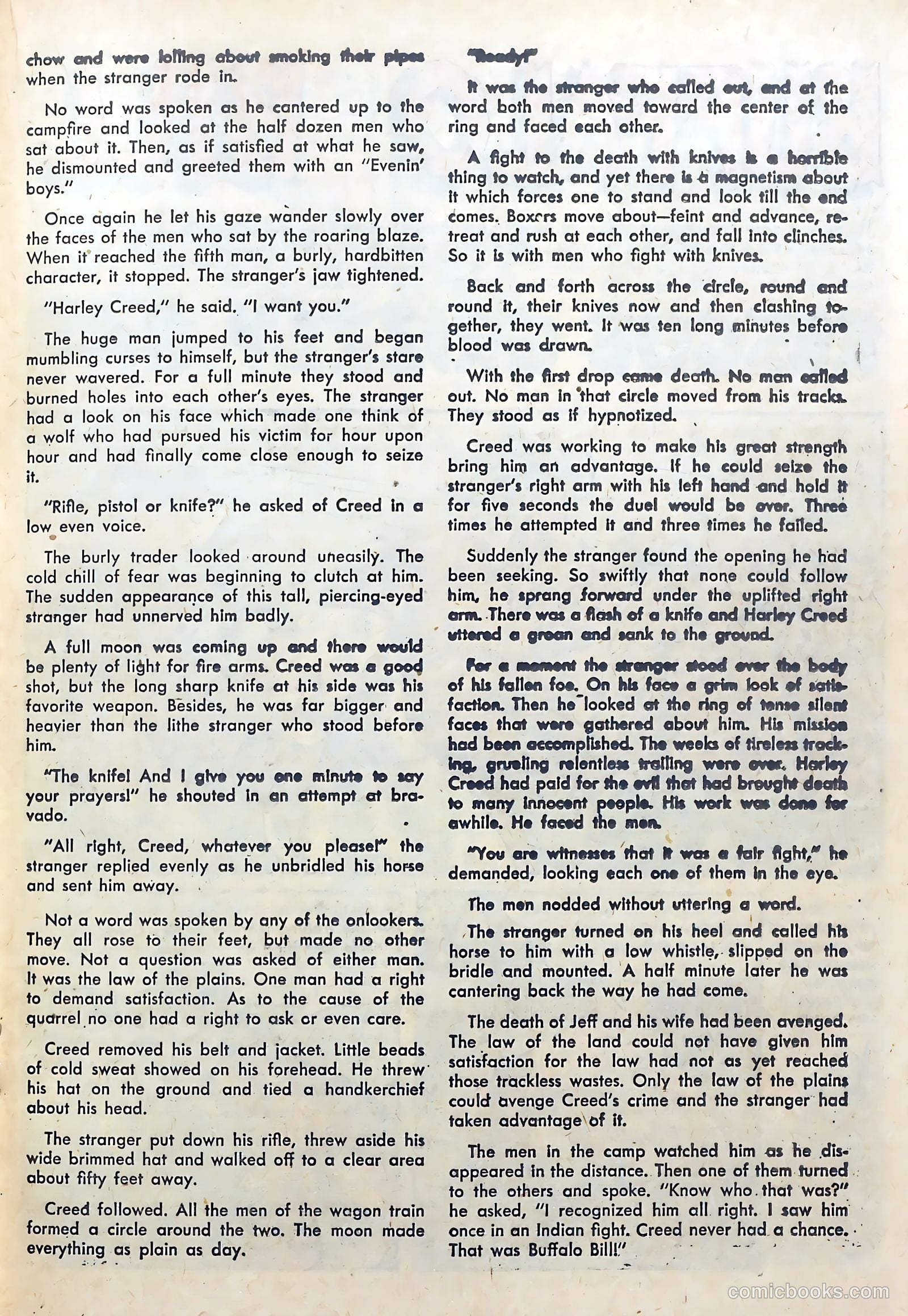 Buffalo Bill #5 (1951) — page 19 of 36