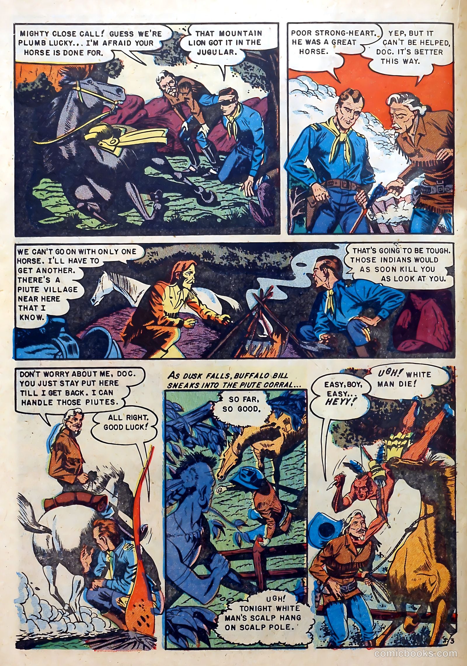 Buffalo Bill #5 (1951) — page 22 of 36