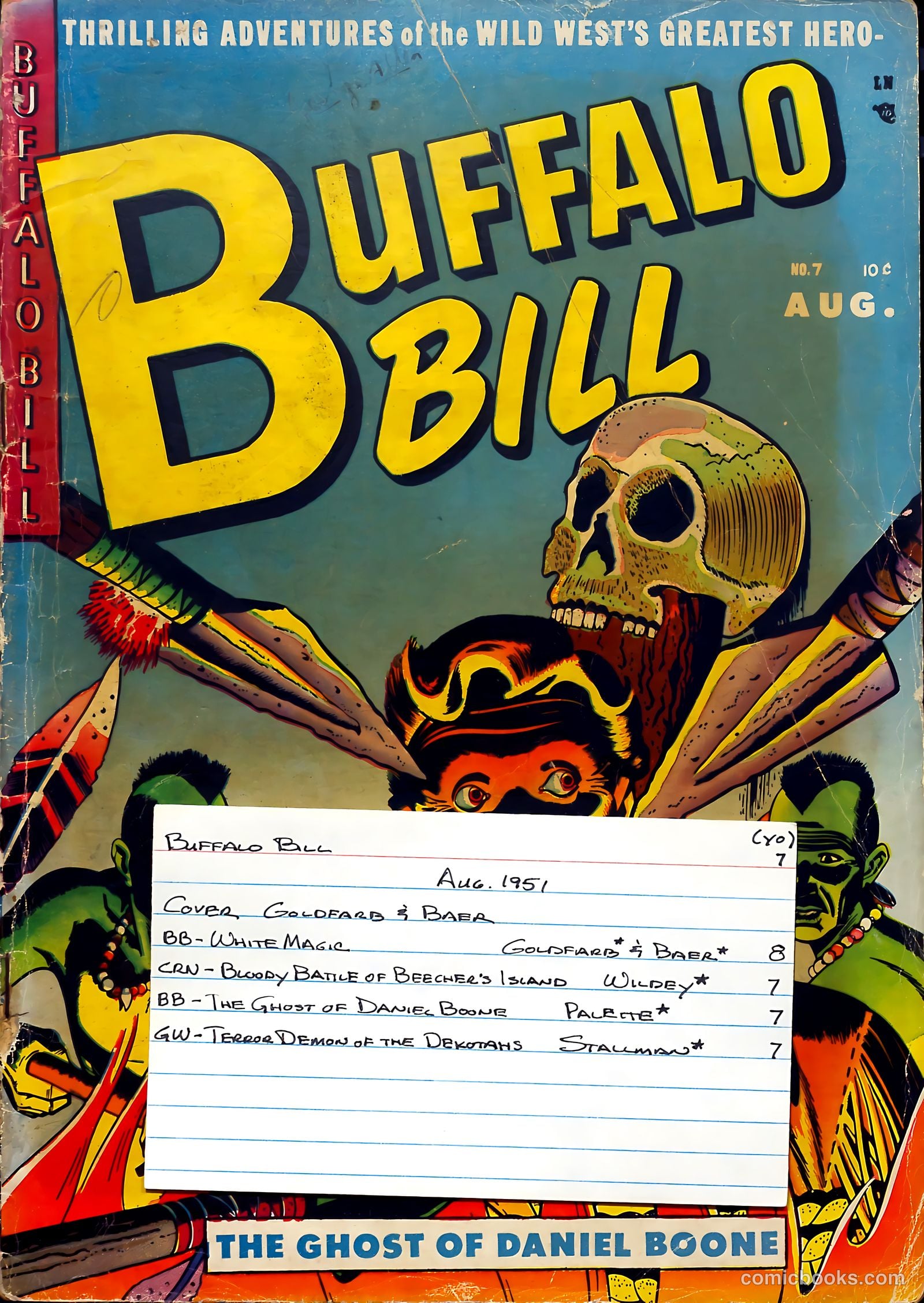 Buffalo Bill #7 (1951) — page 37 of 37