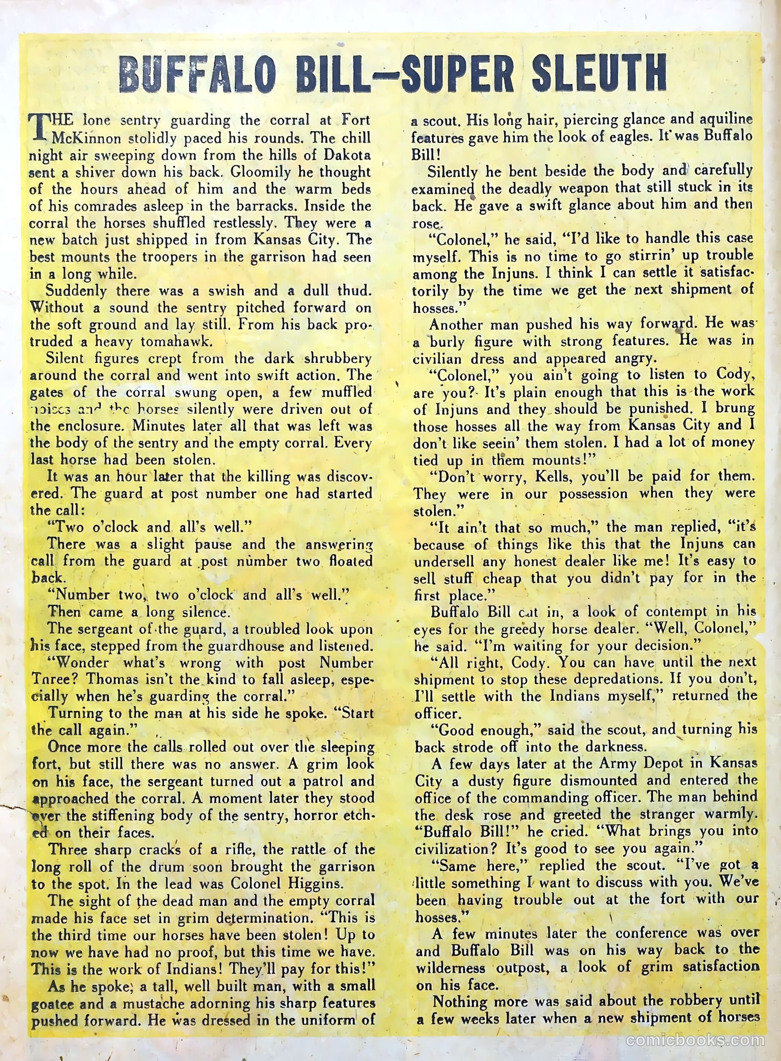 Buffalo Bill #8 (1951) — page 18 of 37