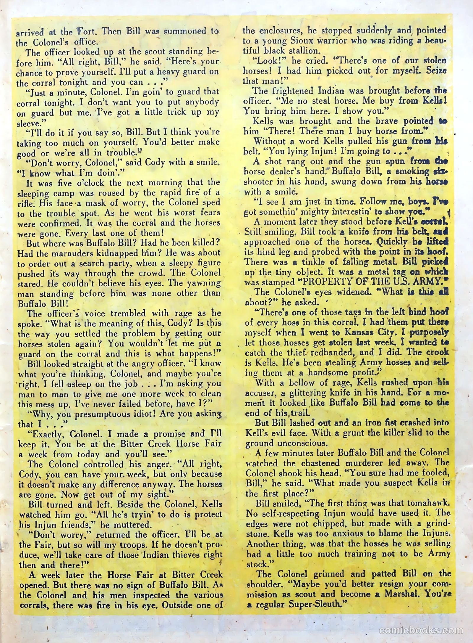 Buffalo Bill #8 (1951) — page 19 of 37