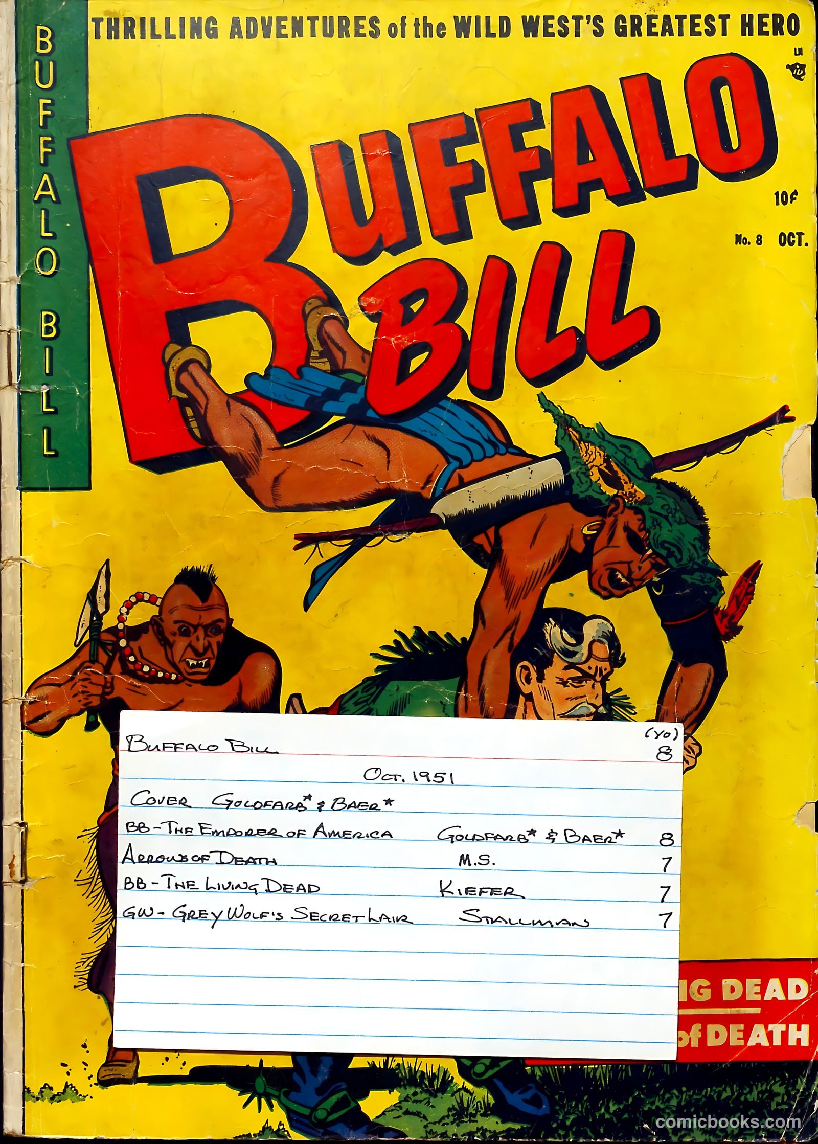 Buffalo Bill #8 (1951) — page 37 of 37