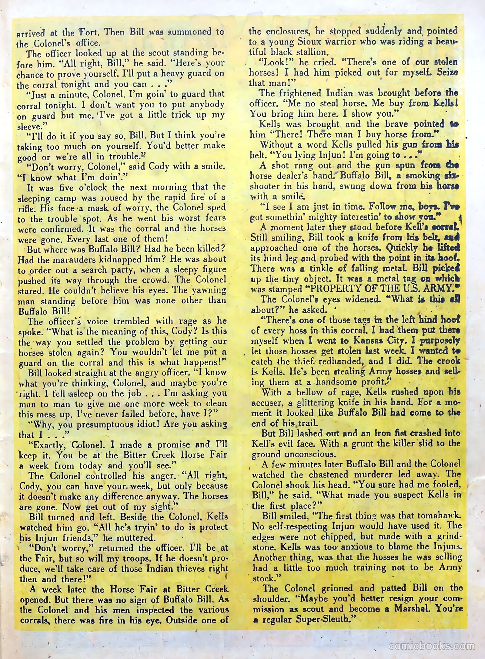 Buffalo Bill #8 (1951) — page 19 of 36
