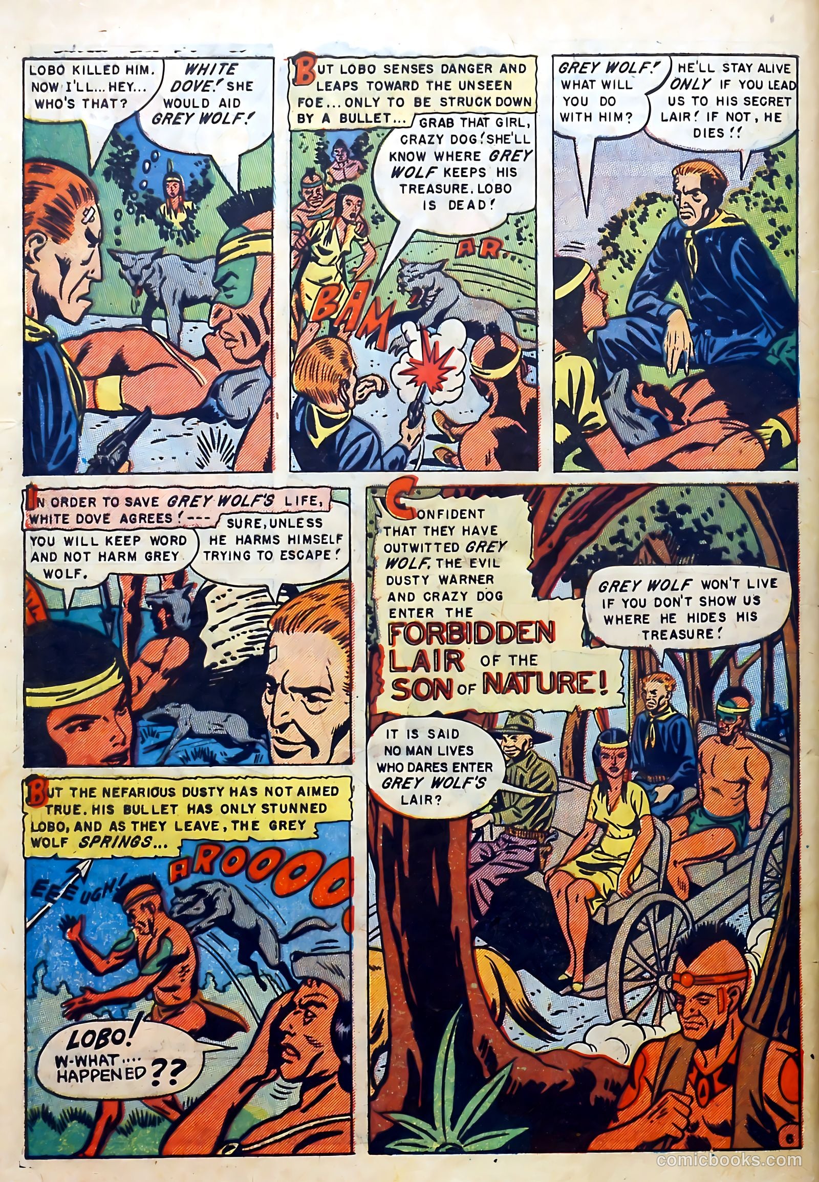 Buffalo Bill #8 (1951) — page 32 of 36