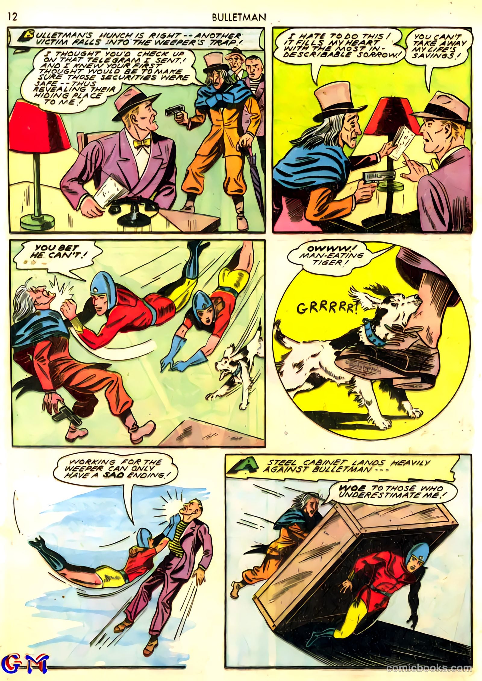 Bulletman #10 (1942) — page 12 of 68
