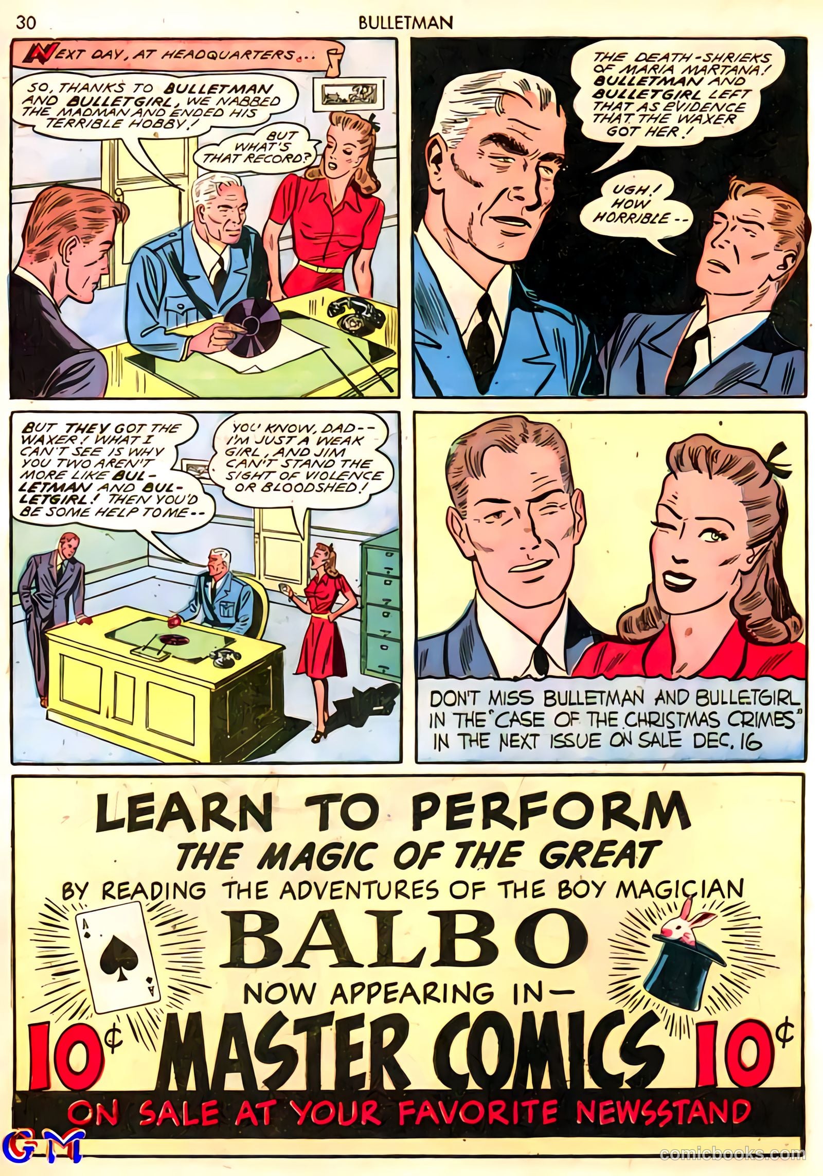 Bulletman #10 (1942) — page 30 of 68