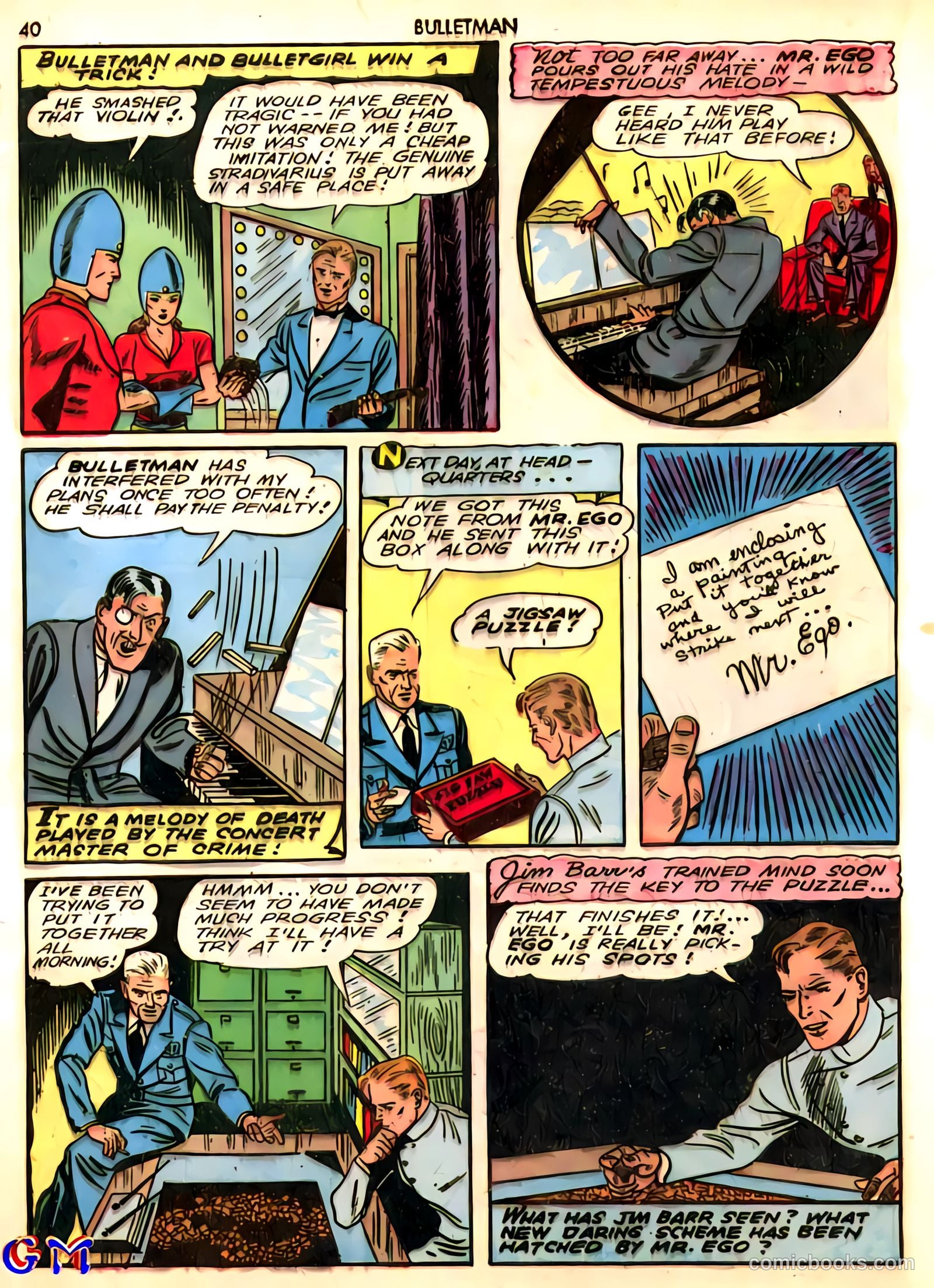 Bulletman #10 (1942) — page 40 of 68