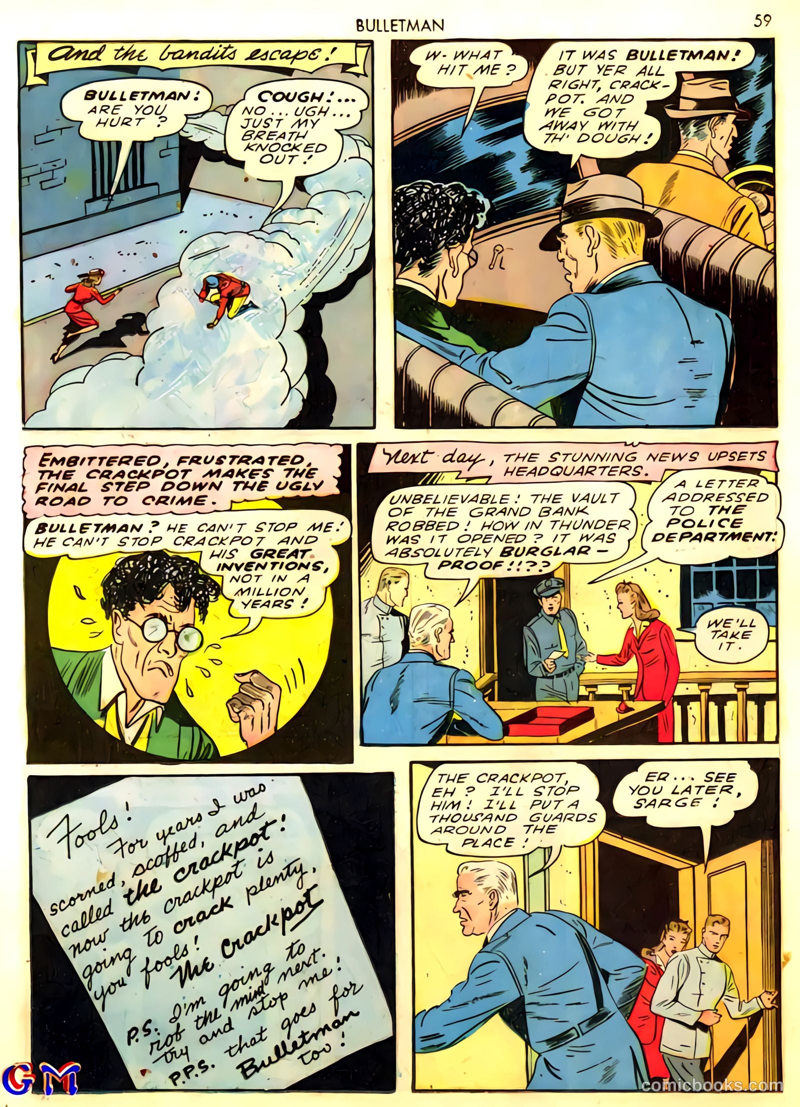 Bulletman #10 (1942) — page 59 of 68