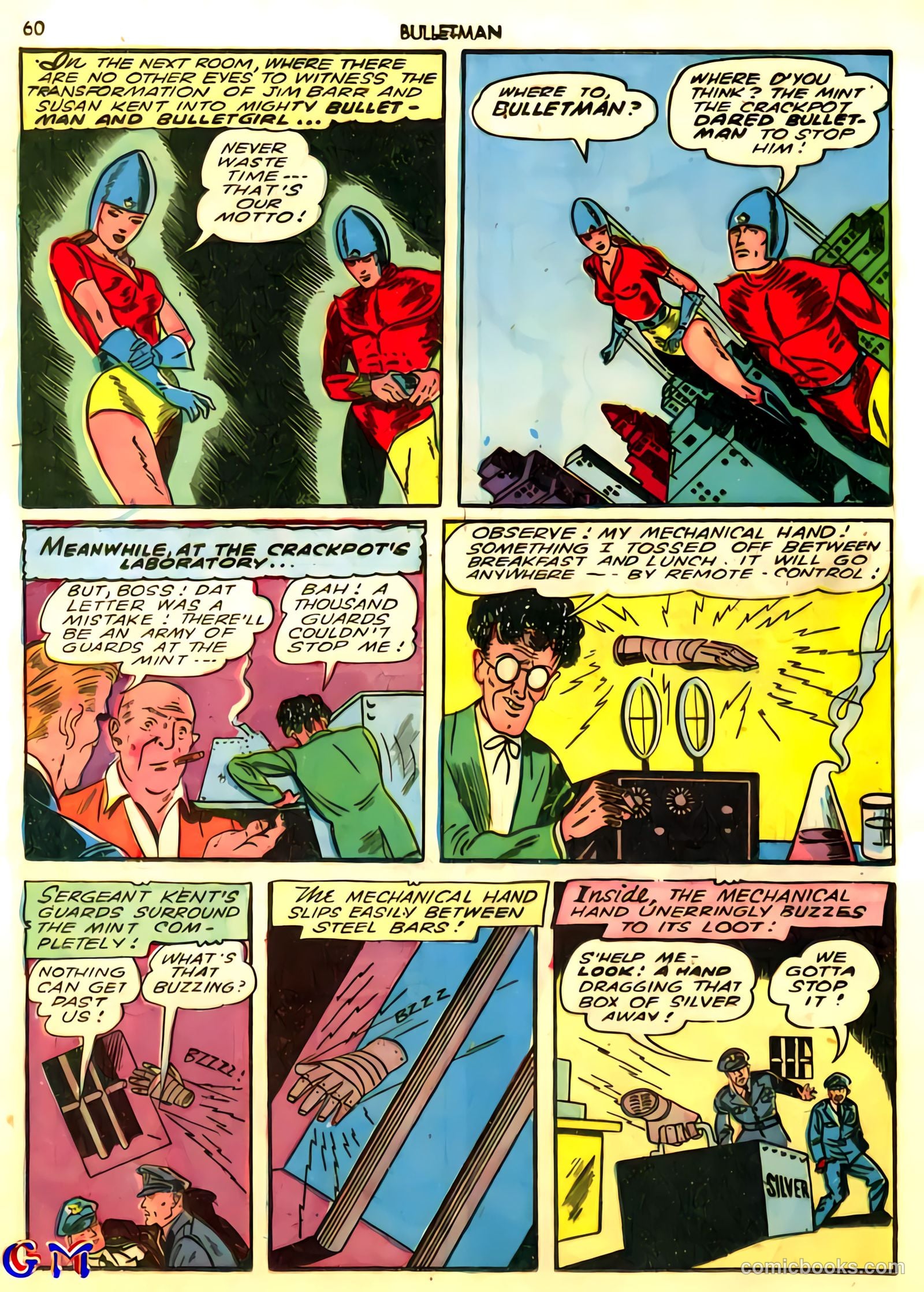 Bulletman #10 (1942) — page 60 of 68