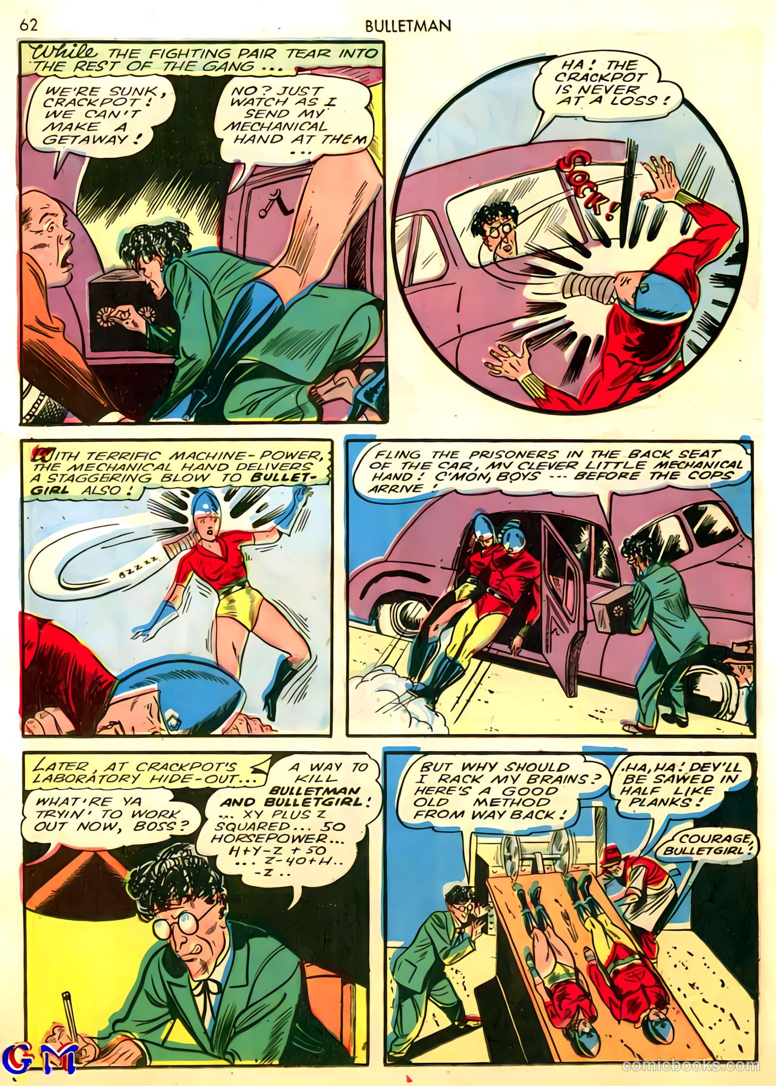 Bulletman #10 (1942) — page 62 of 68