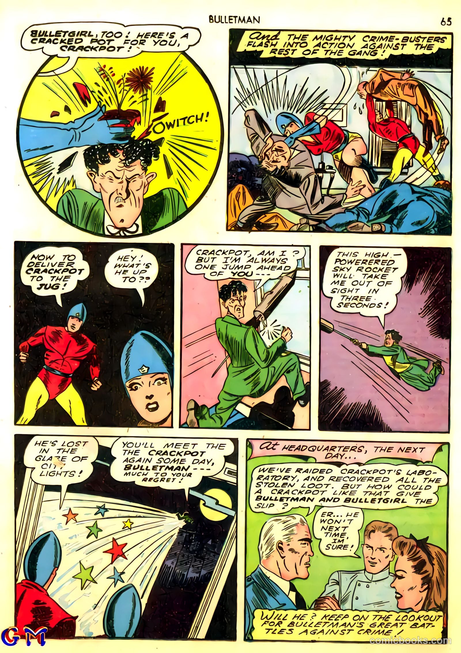 Bulletman #10 (1942) — page 65 of 68
