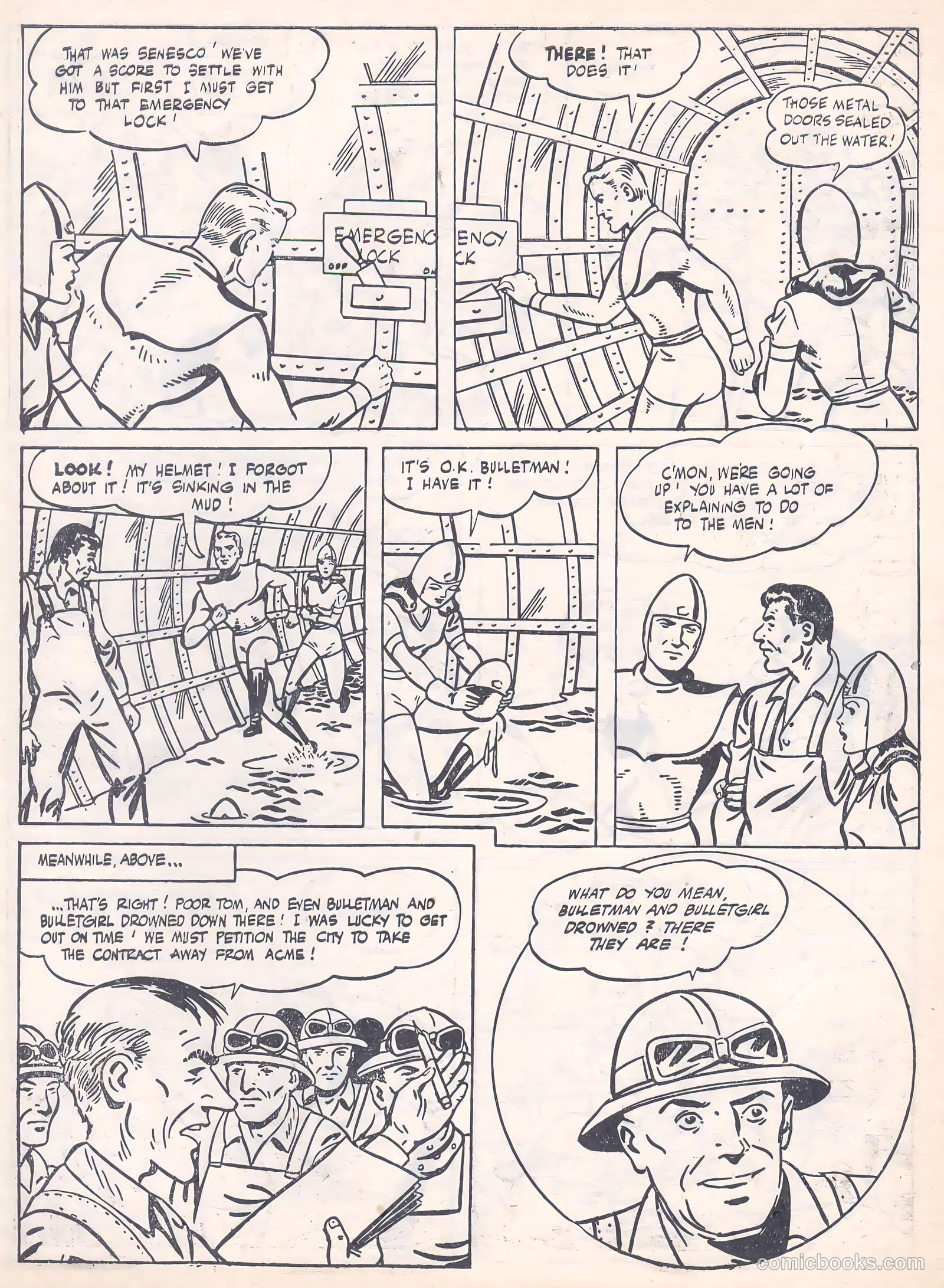 Bulletman #10 (1951) — page 8 of 24