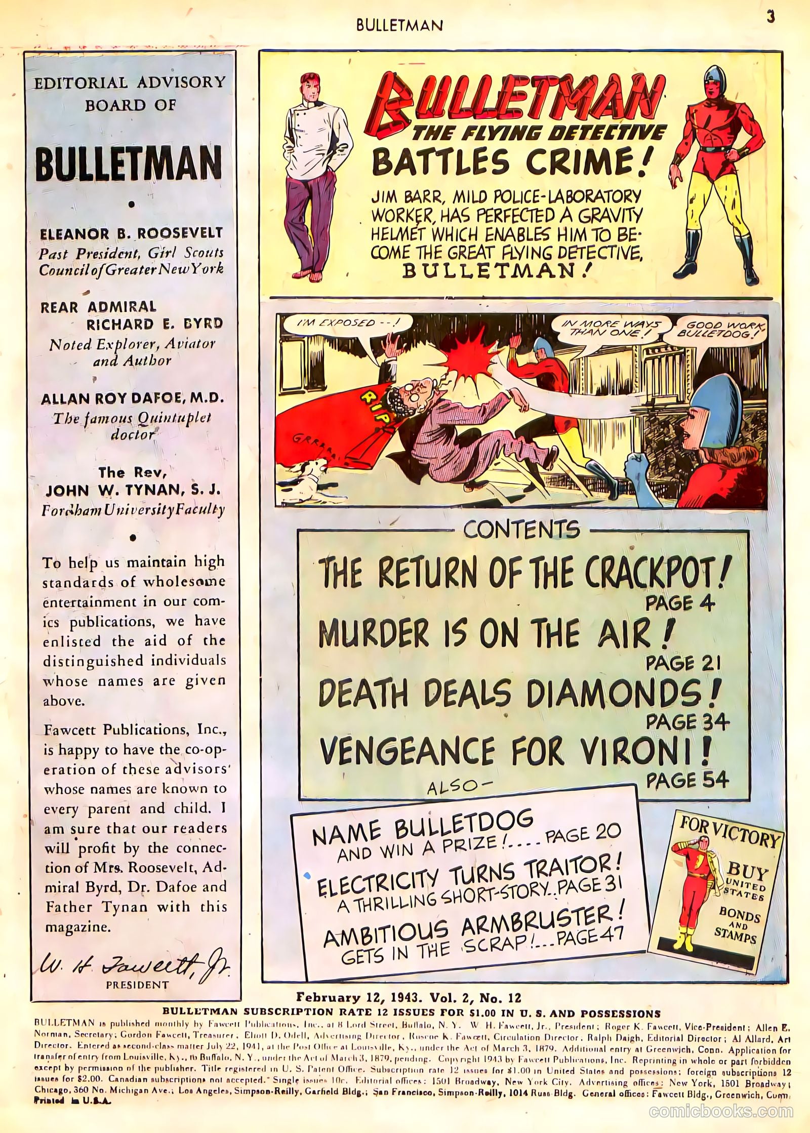 Bulletman #12 (1943) — page 3 of 68