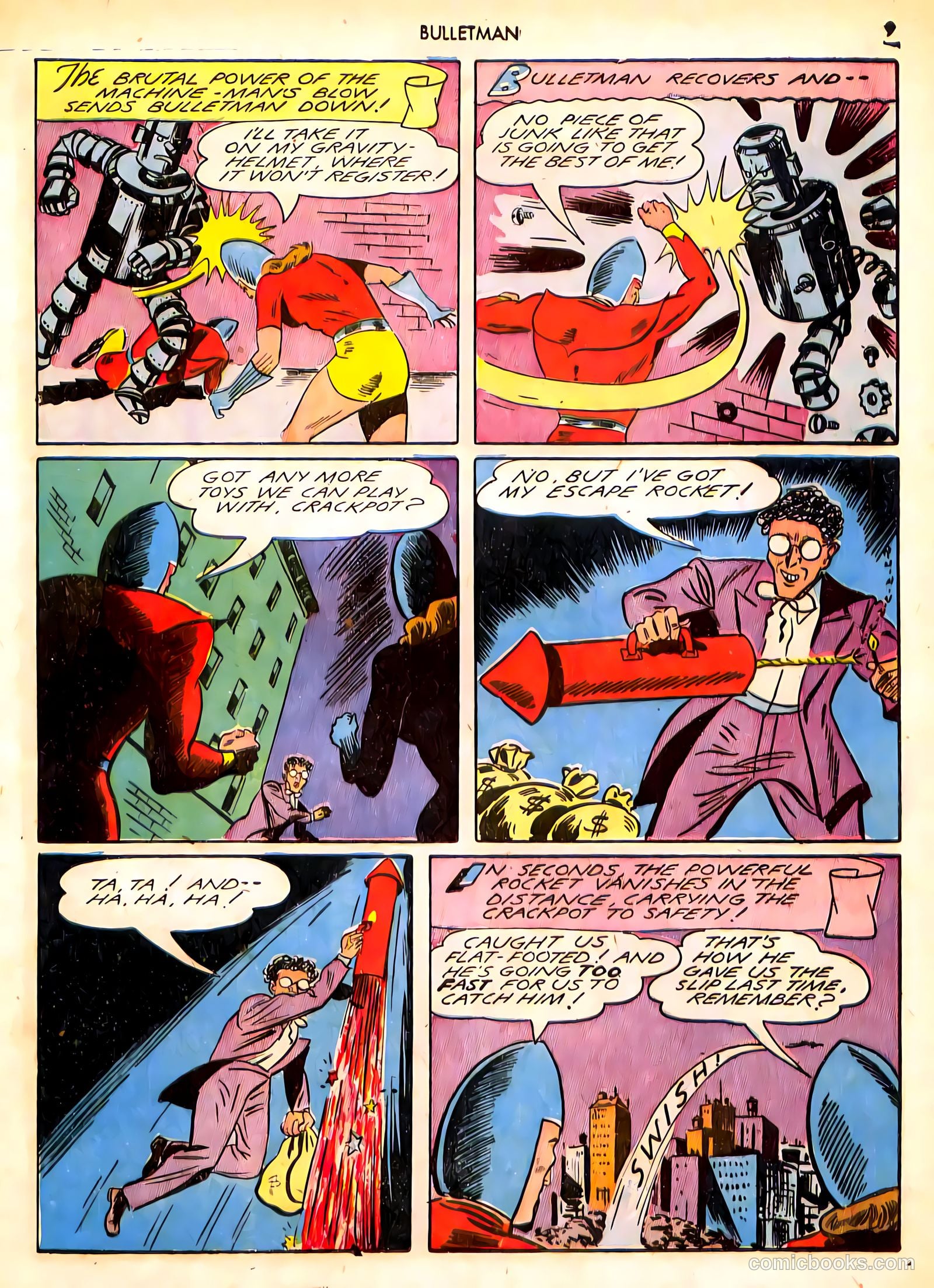 Bulletman #12 (1943) — page 9 of 68