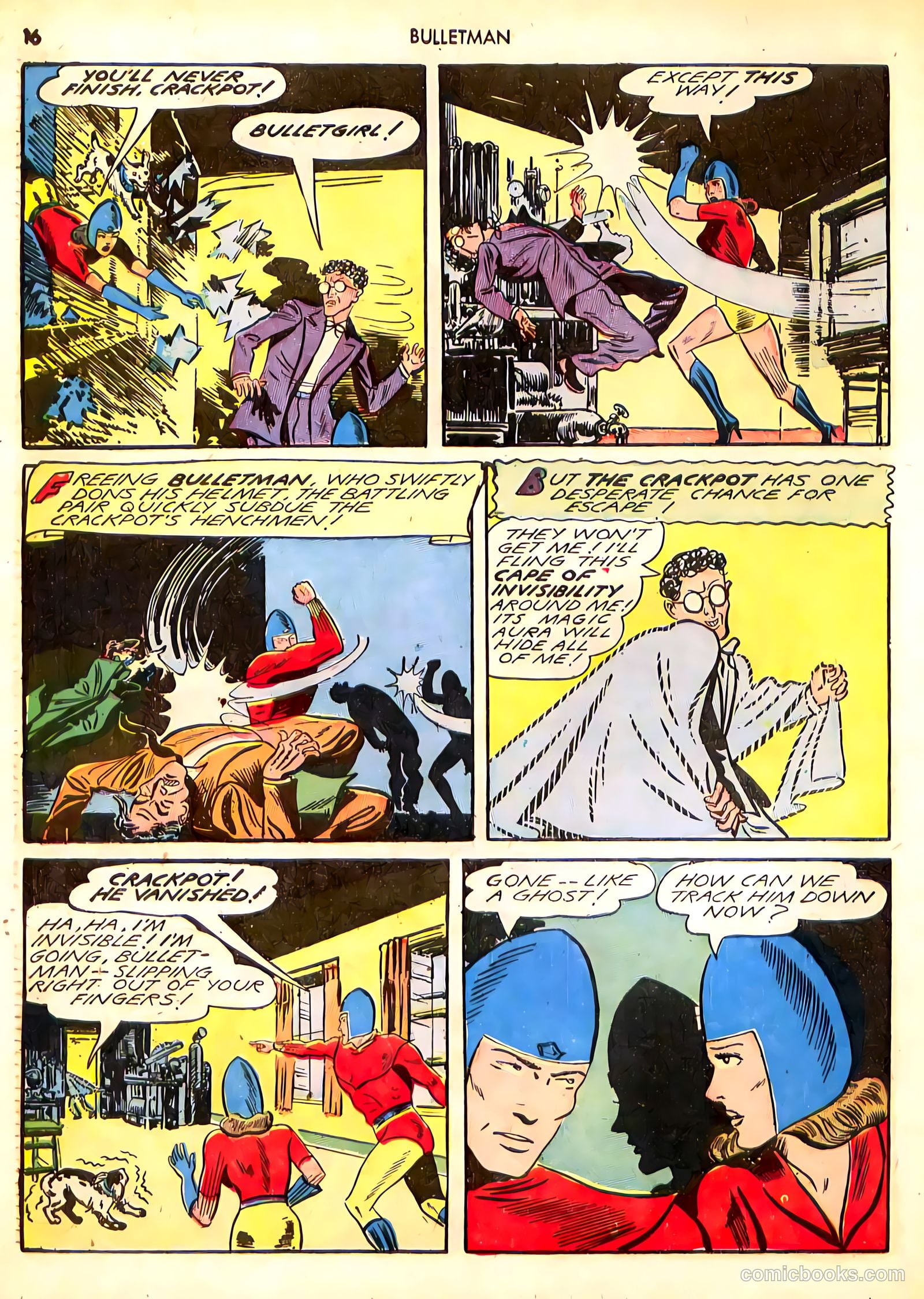 Bulletman #12 (1943) — page 16 of 68