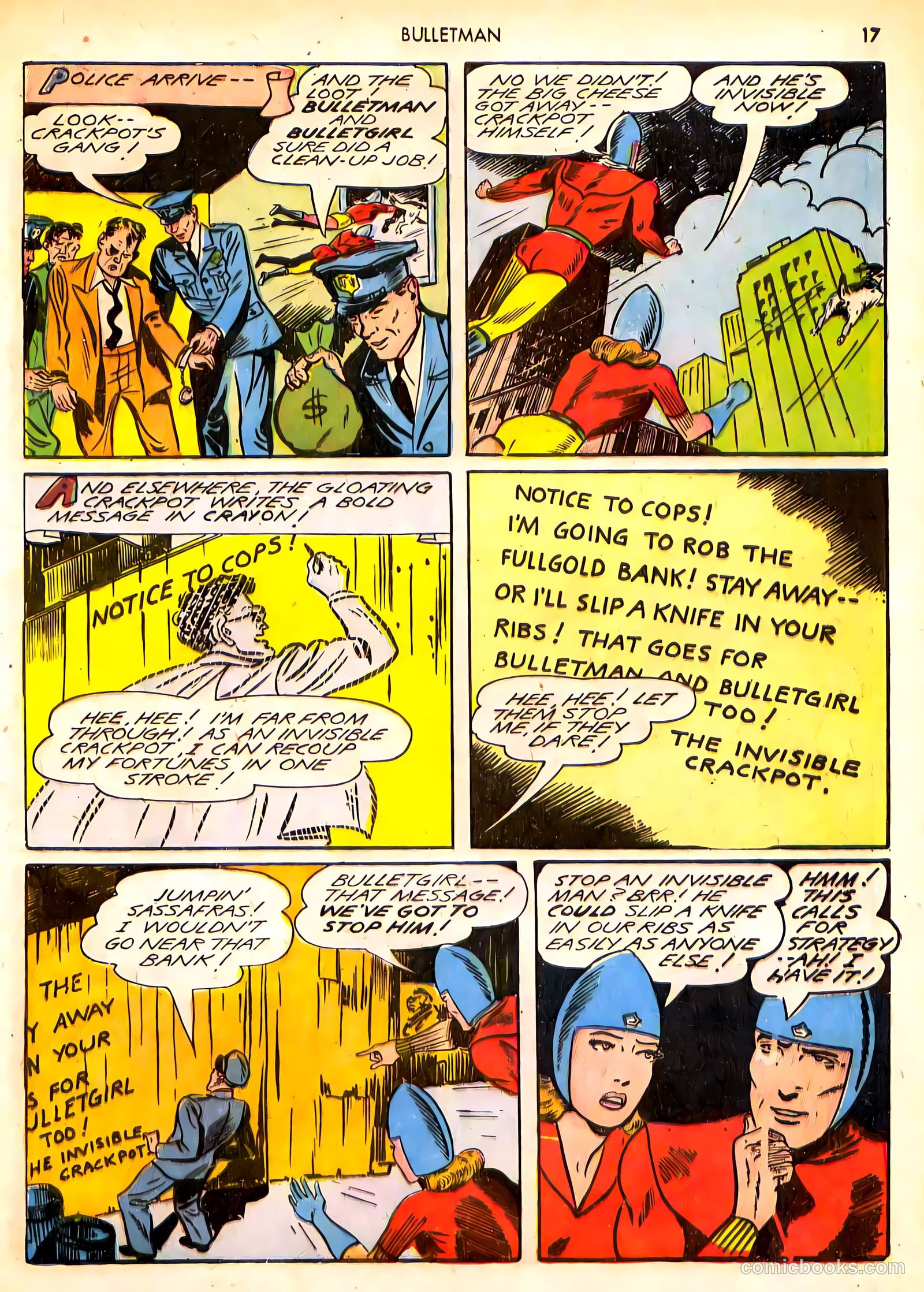 Bulletman #12 (1943) — page 17 of 68