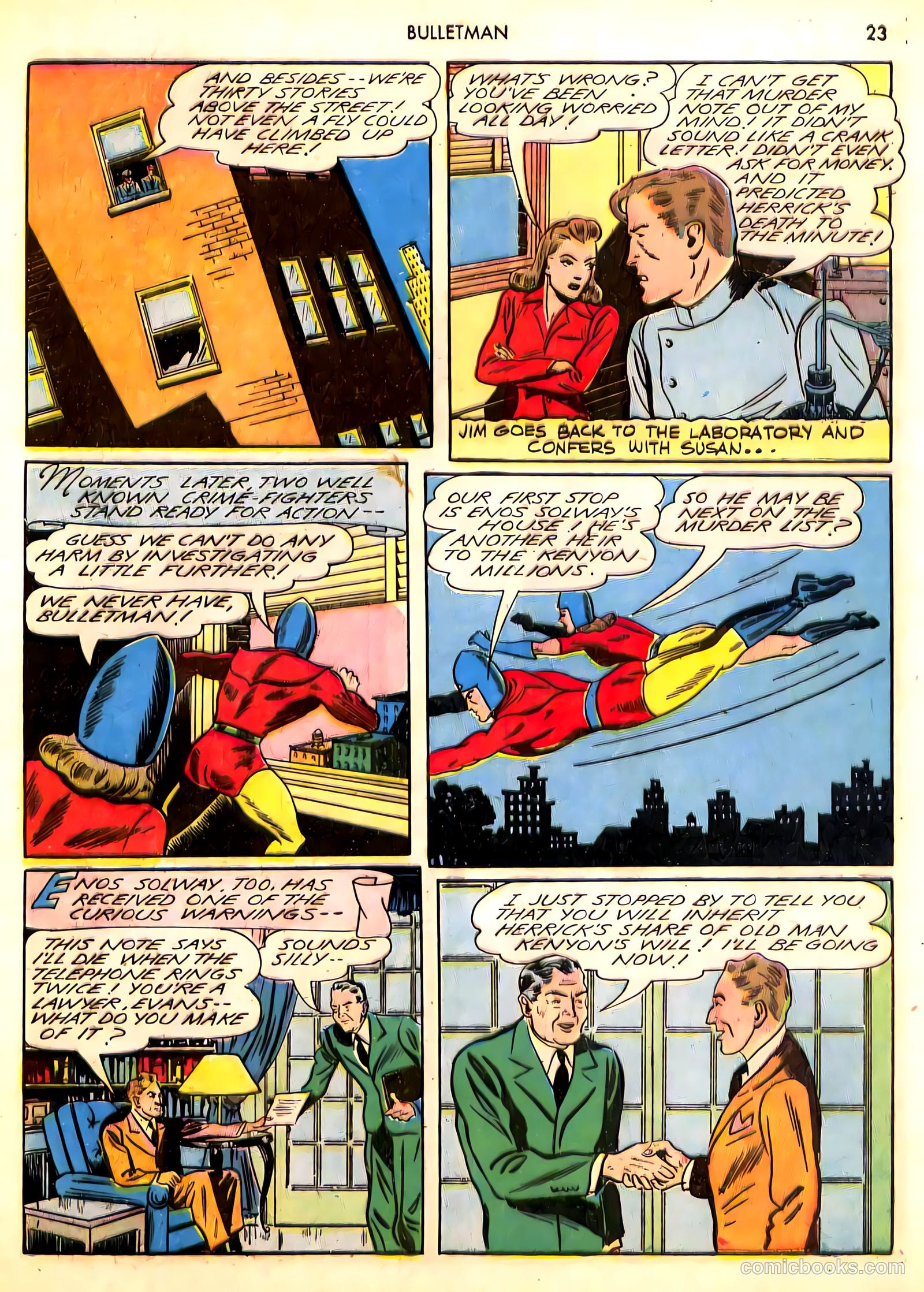 Bulletman #12 (1943) — page 23 of 68