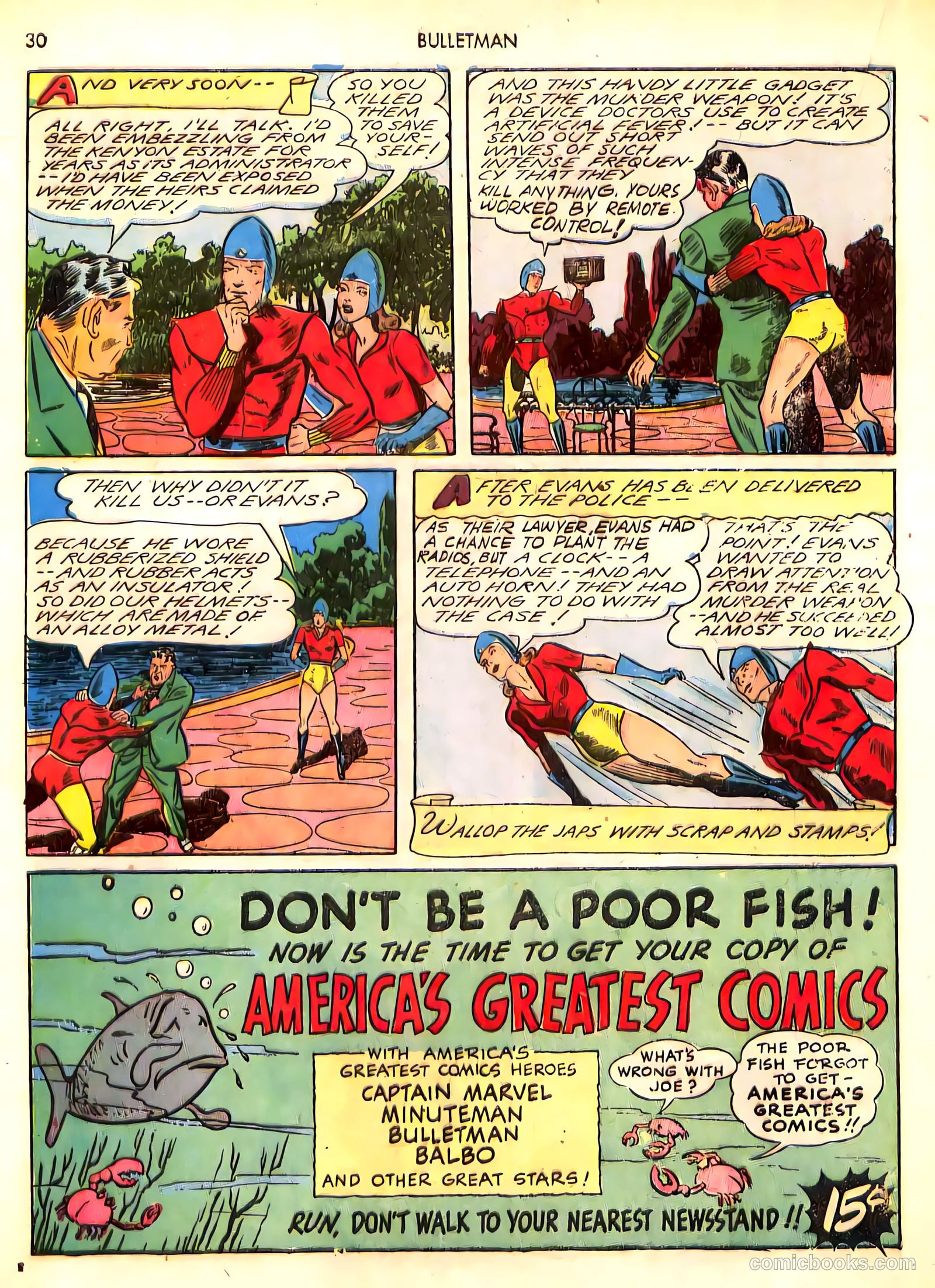 Bulletman #12 (1943) — page 30 of 68