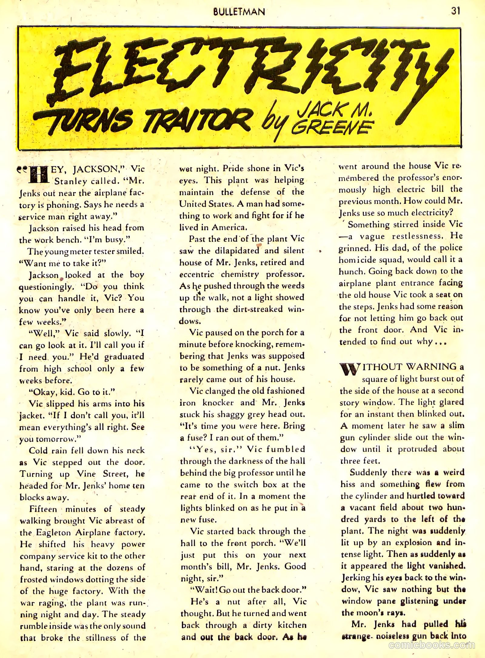 Bulletman #12 (1943) — page 31 of 68