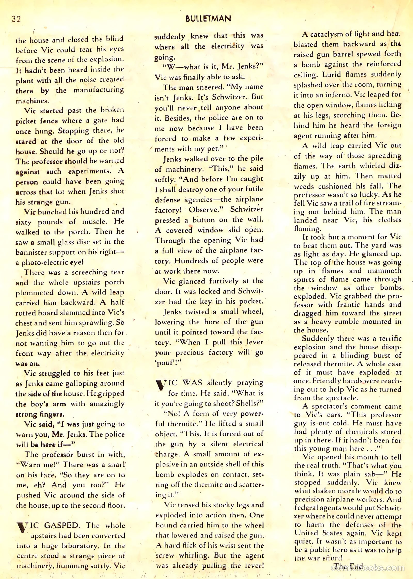 Bulletman #12 (1943) — page 32 of 68