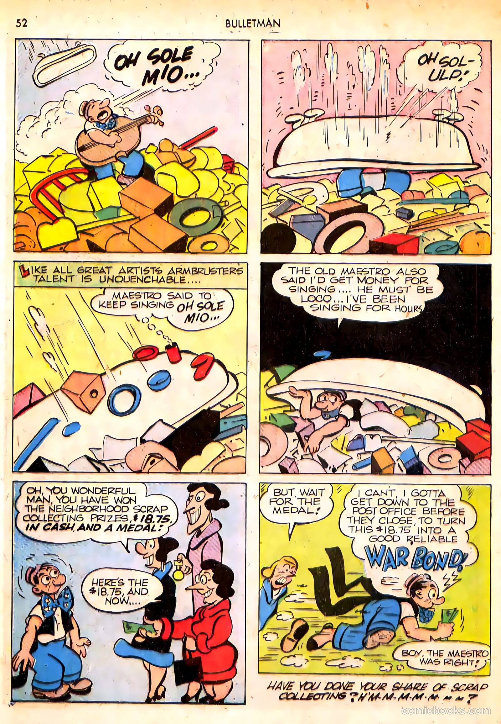 Bulletman #12 (1943) — page 52 of 68