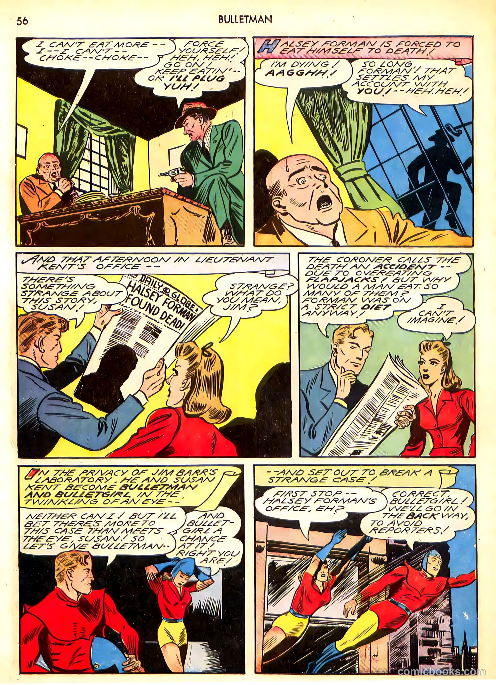 Bulletman #12 (1943) — page 56 of 68