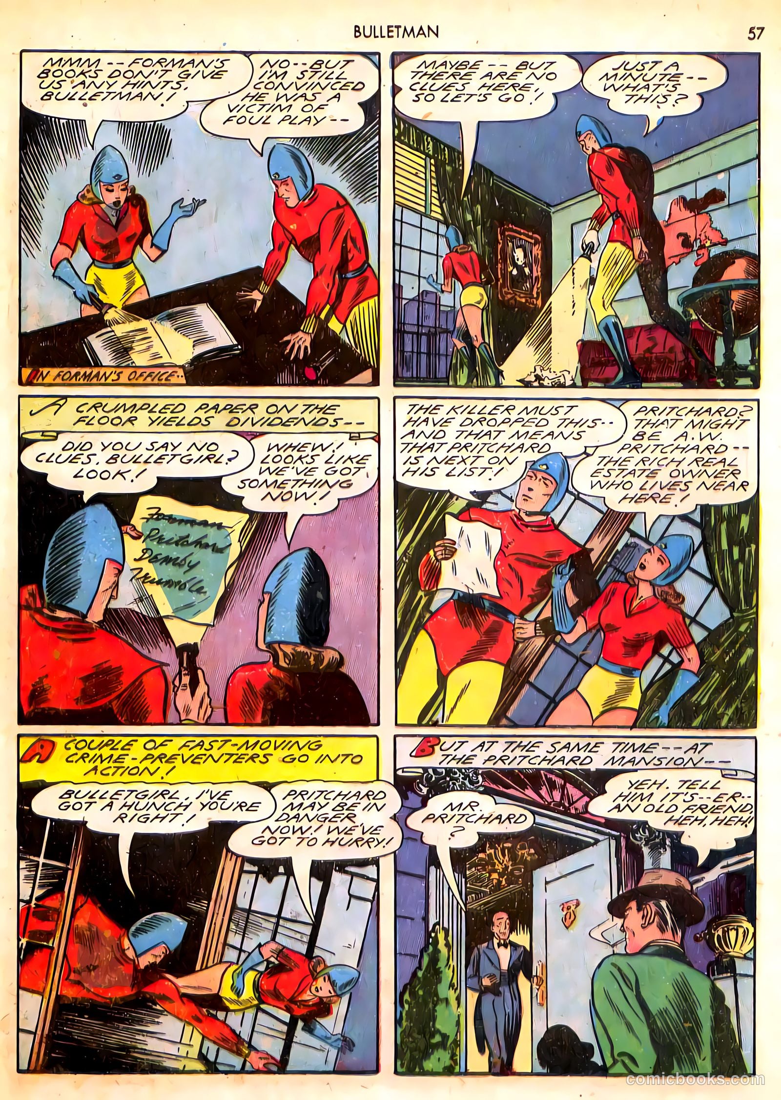 Bulletman #12 (1943) — page 57 of 68