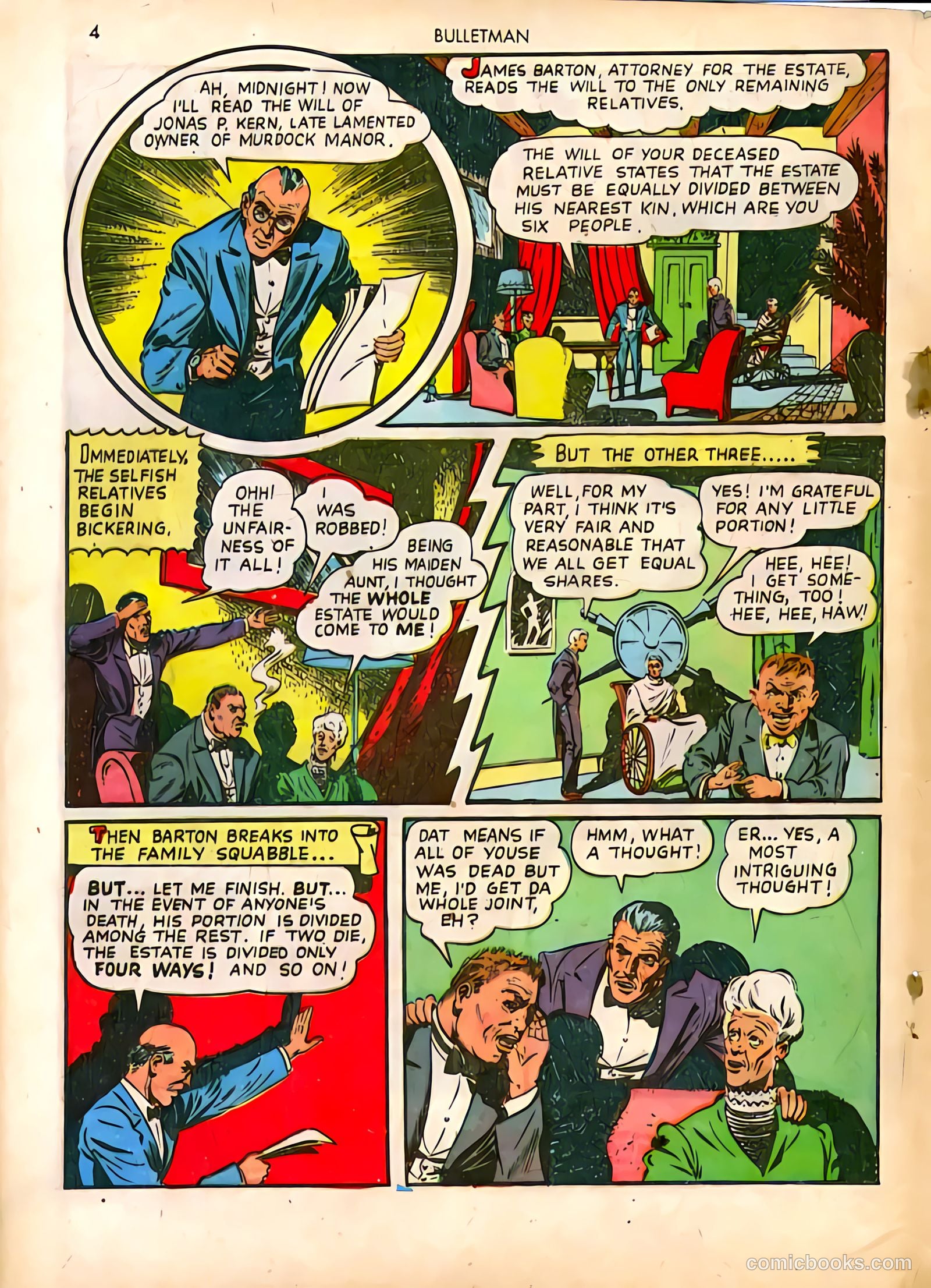 Bulletman #4 (1942) — page 4 of 68