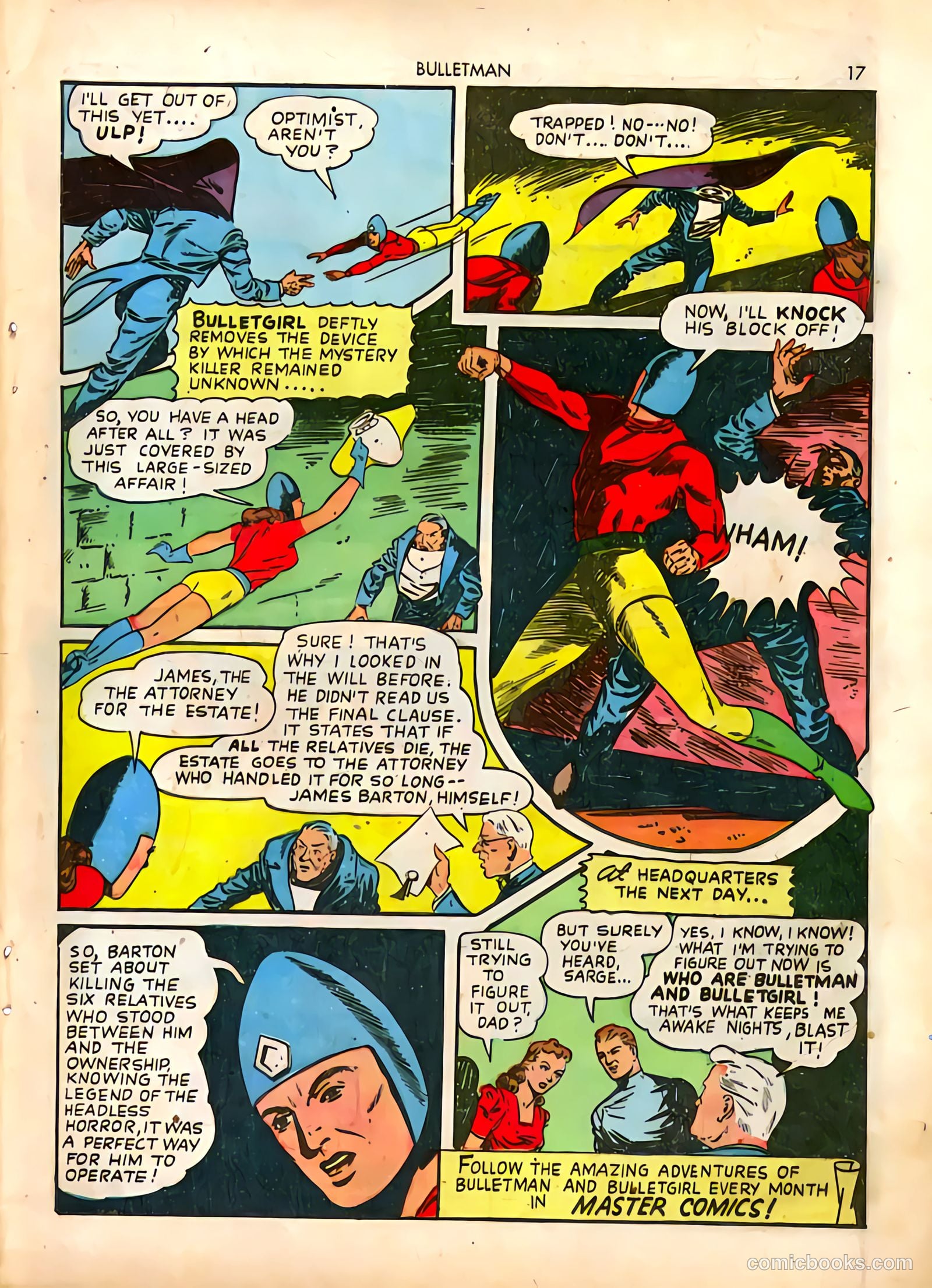 Bulletman #4 (1942) — page 17 of 68