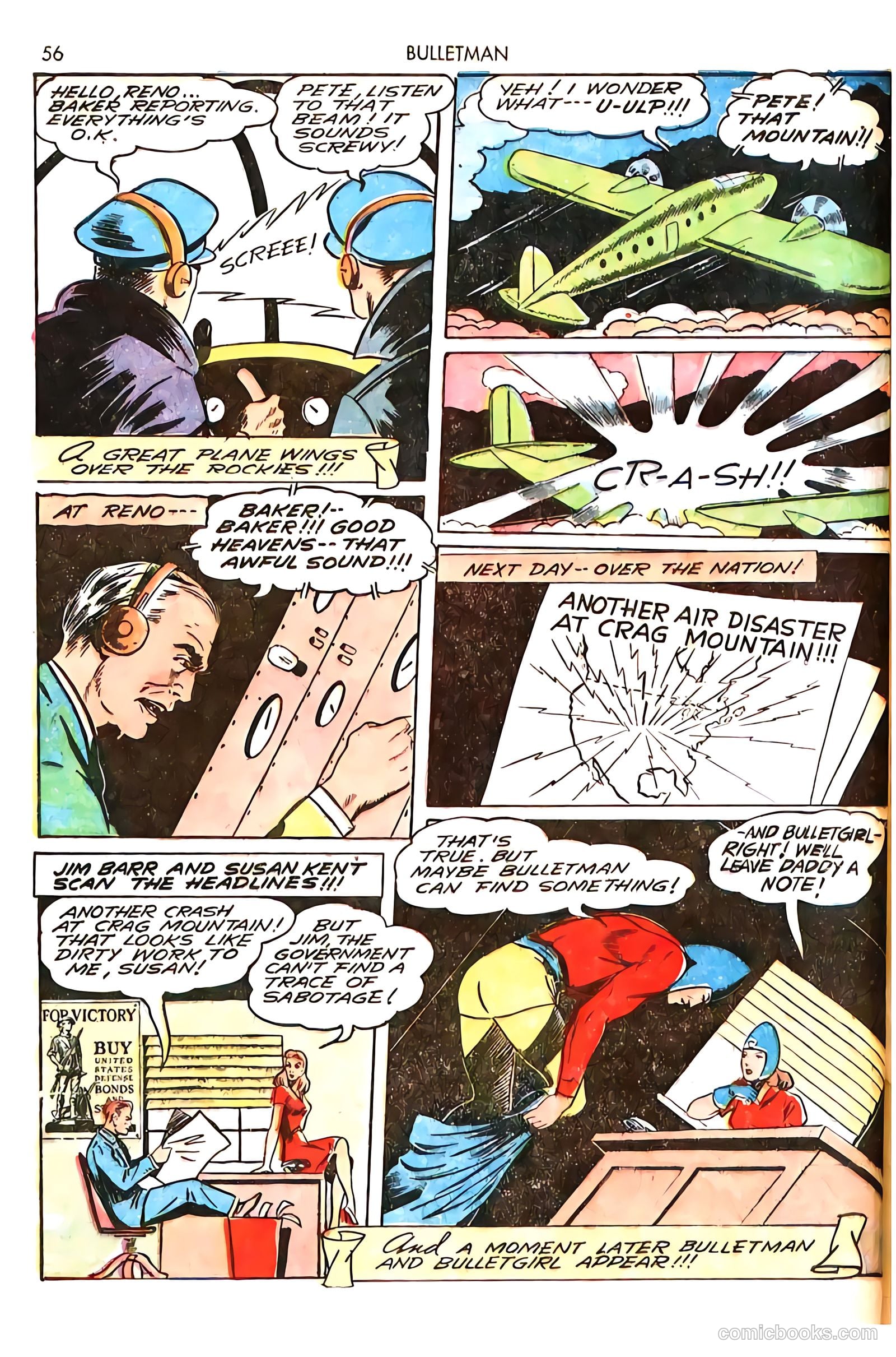 Bulletman #6 (1942) — page 56 of 68