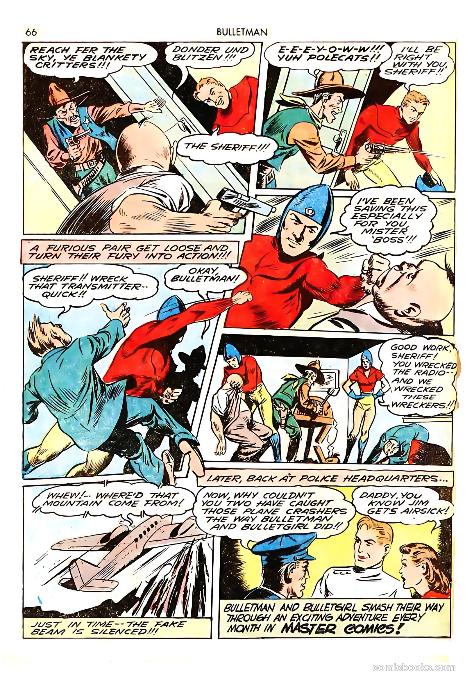 Bulletman #6 (1942) — page 66 of 68