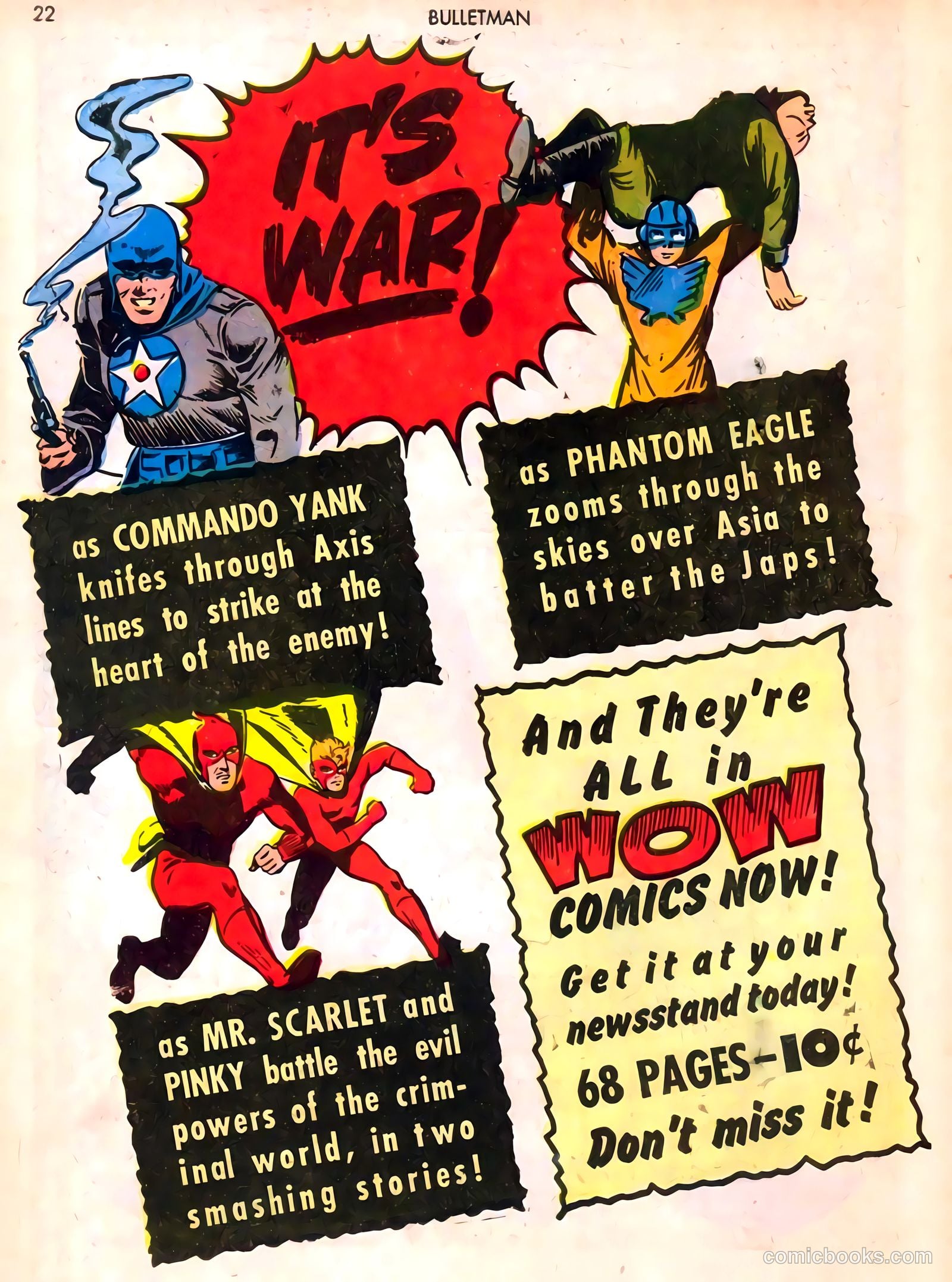 Bulletman #7 (1942) — page 22 of 68